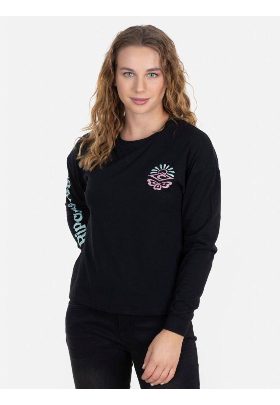Polera SURFING CO Mujer Negro Rip Curl-0