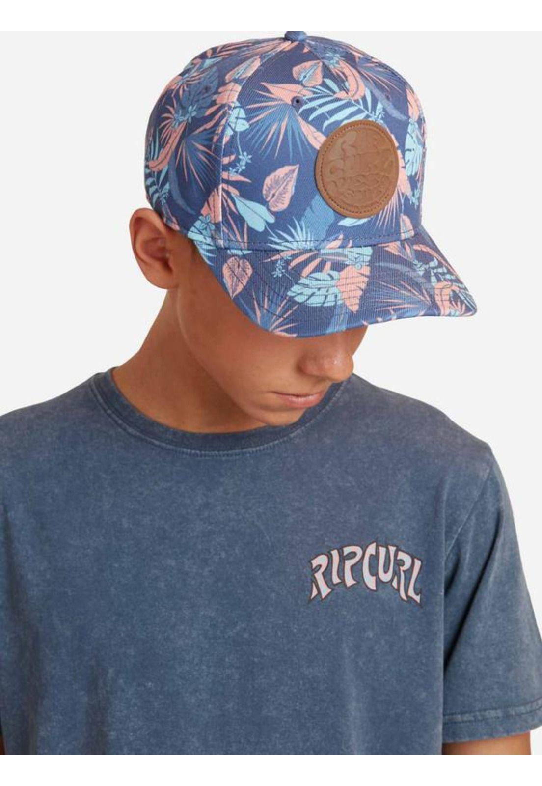 Polera M/C Intermedia Azul Juvenil Hombre Ripcurl-2