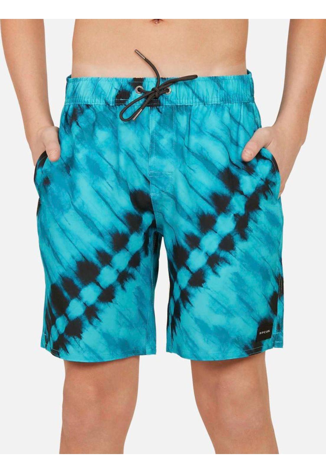 Traje De Baño Stretch Tie Dye Blue Juvenil Hombre Multicolor Rip Curl-0
