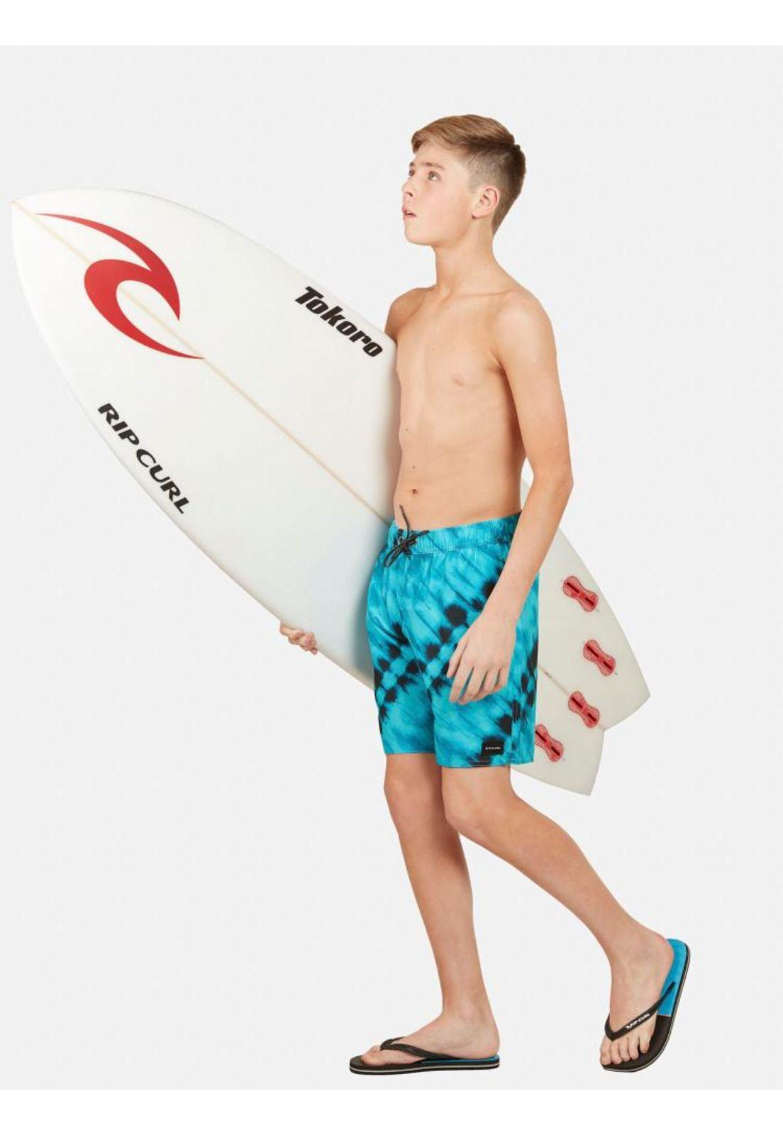 Traje De Baño Stretch Tie Dye Blue Juvenil Hombre Multicolor Rip Curl-1