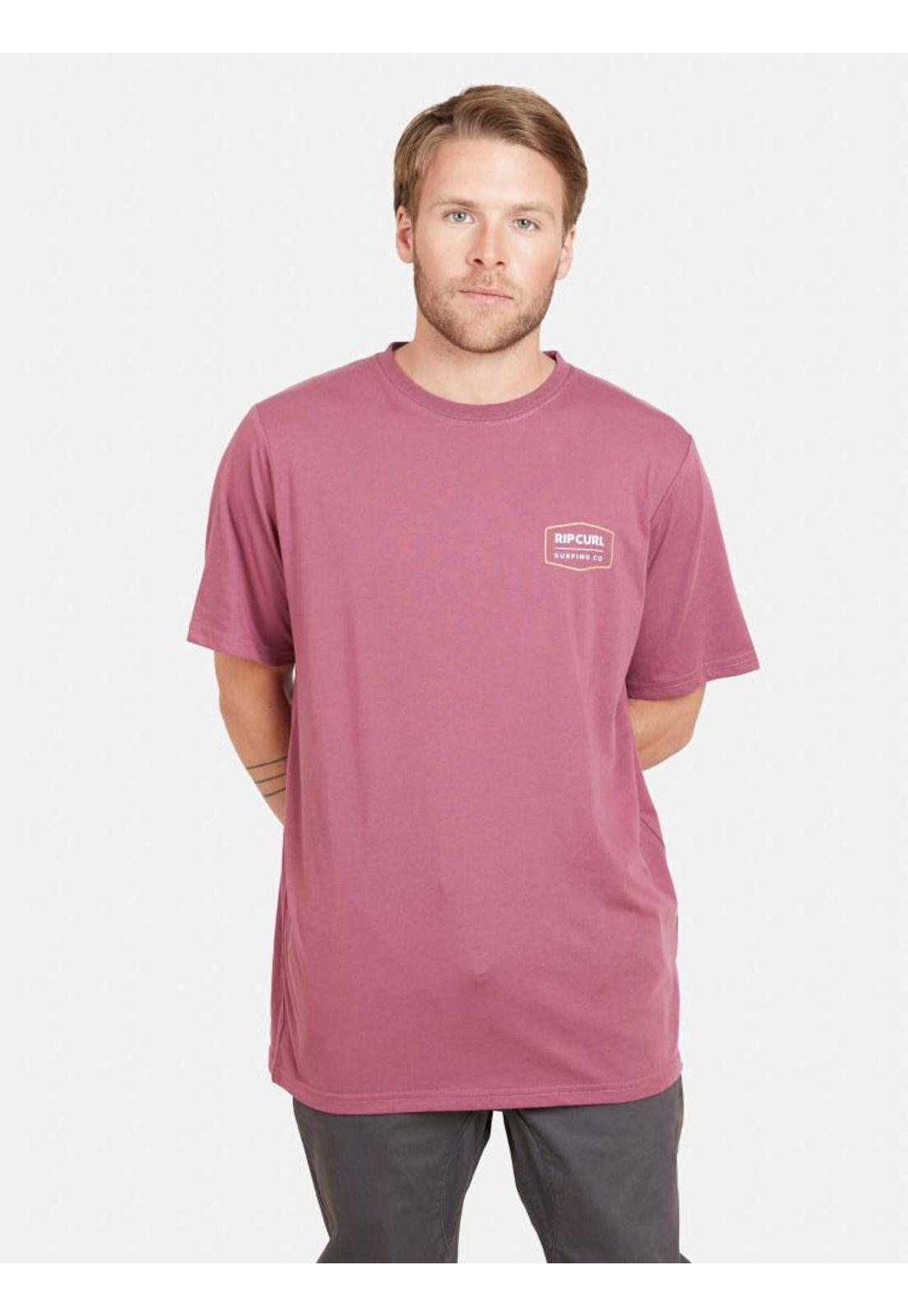 Polera RP SURFING CO Hombre Burdeo Rip Curl-0