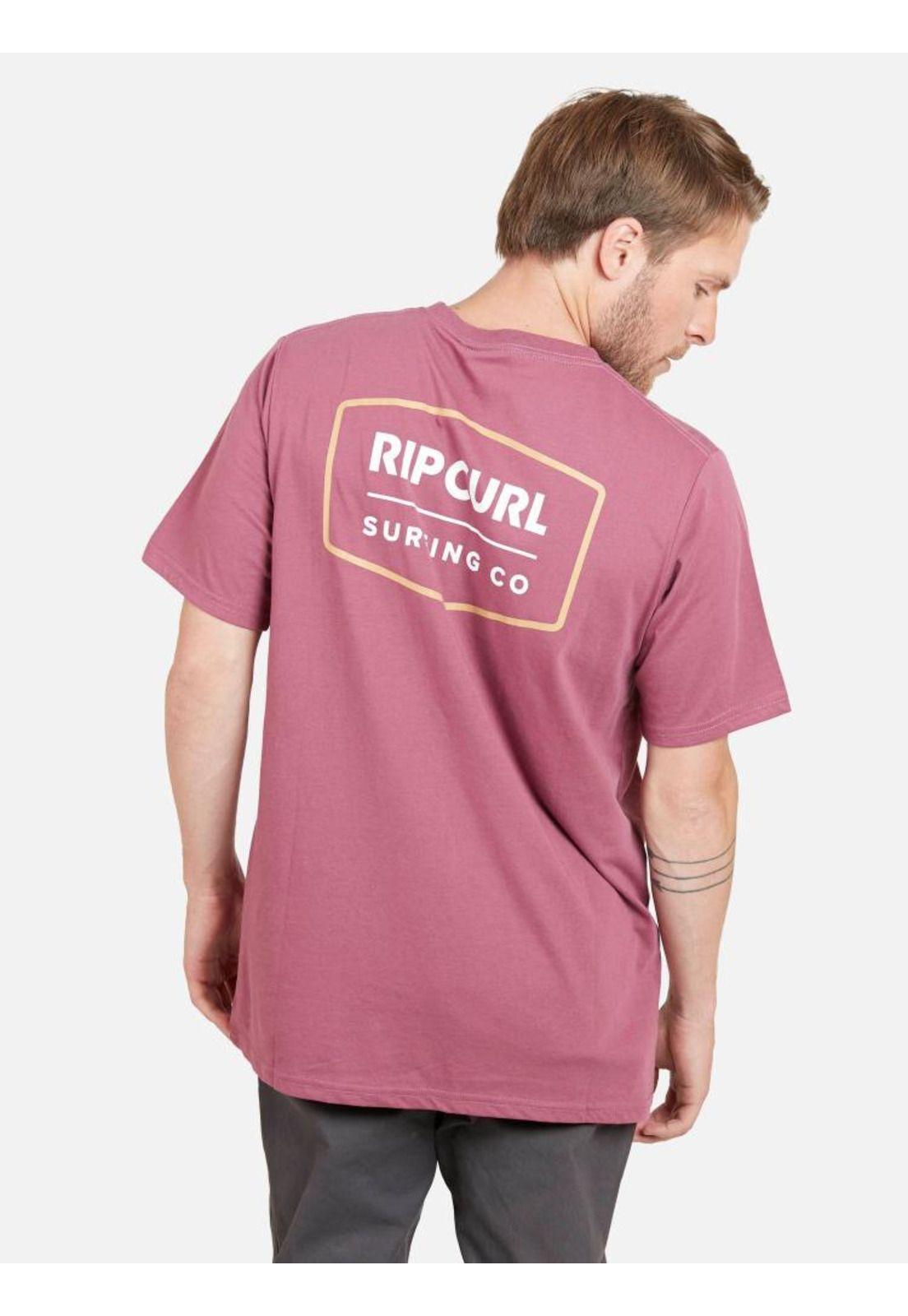 Polera RP SURFING CO Hombre Burdeo Rip Curl-1