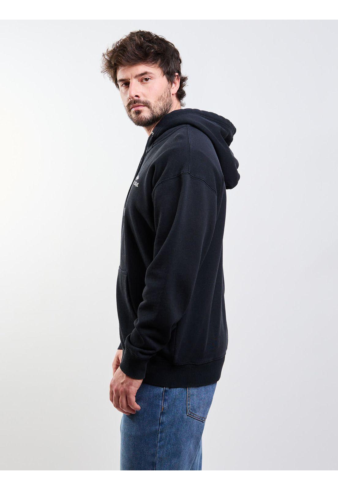 Poleron FZ Prisma Negro Hombre Rip Curl-2