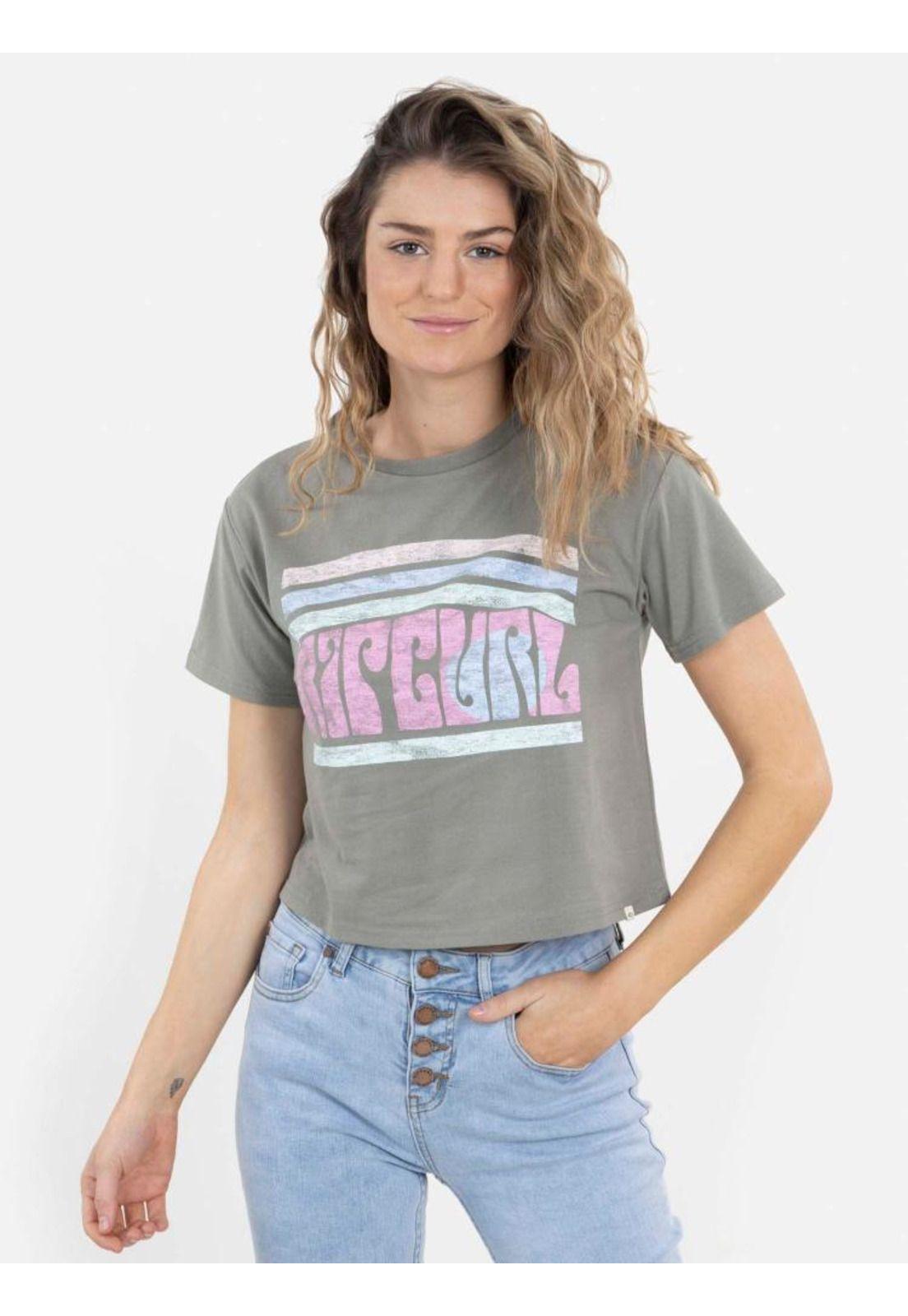 Polera RIP CIRCLE Mujer Verde Rip Curl-4