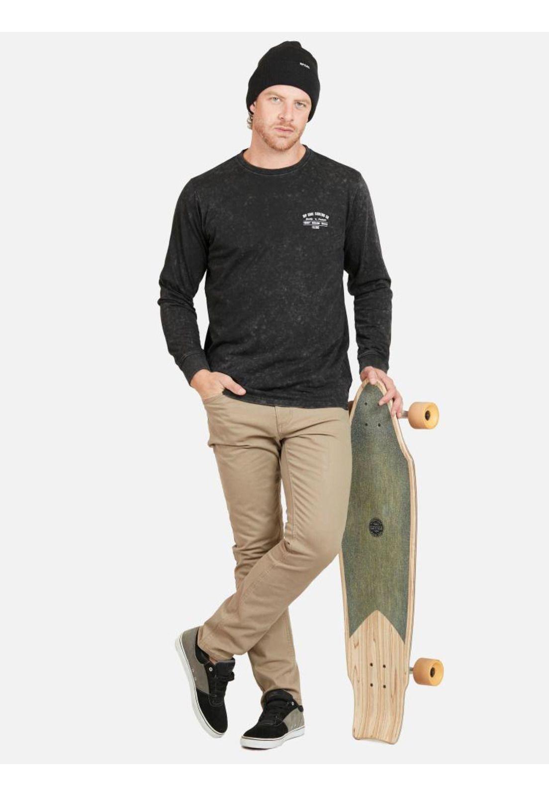 Polera RIP CURL SURFING CO. Hombre Negro Rip Curl-4