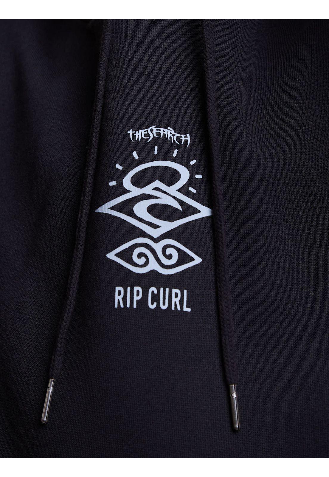 Poleron Canguro Pioneer Negro Infantil Rip Curl-5