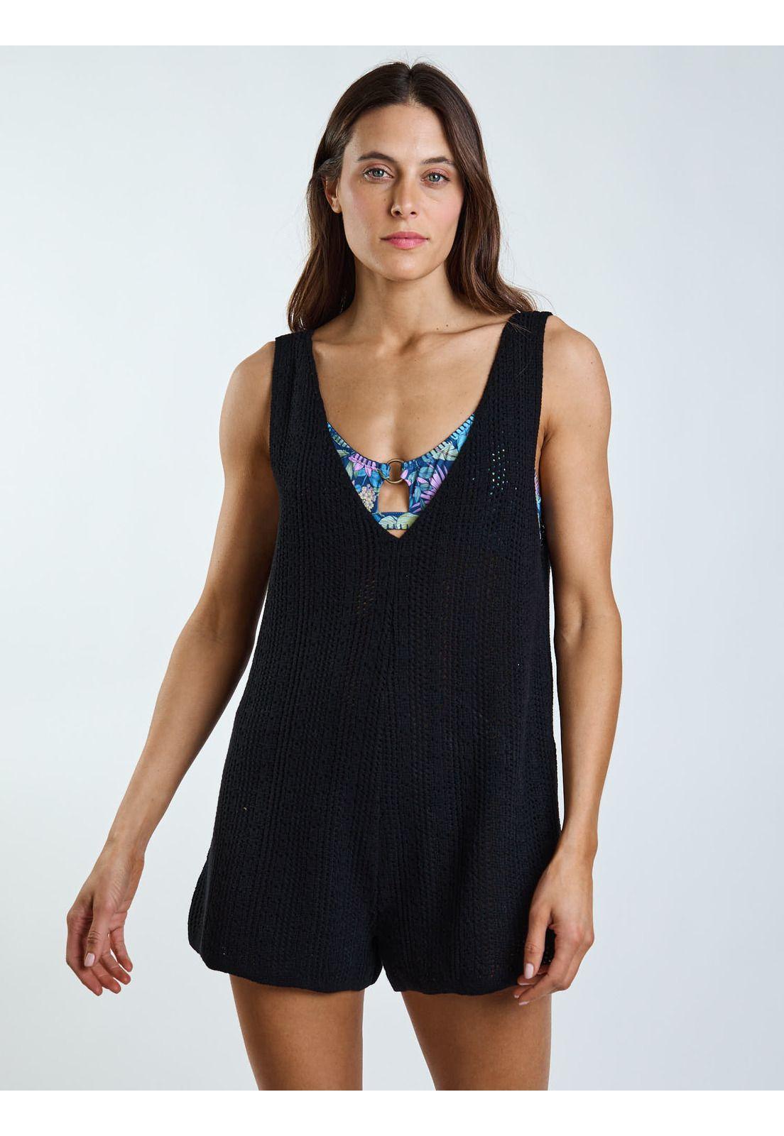 Enterito Manly Negro Mujer Rip Curl-6