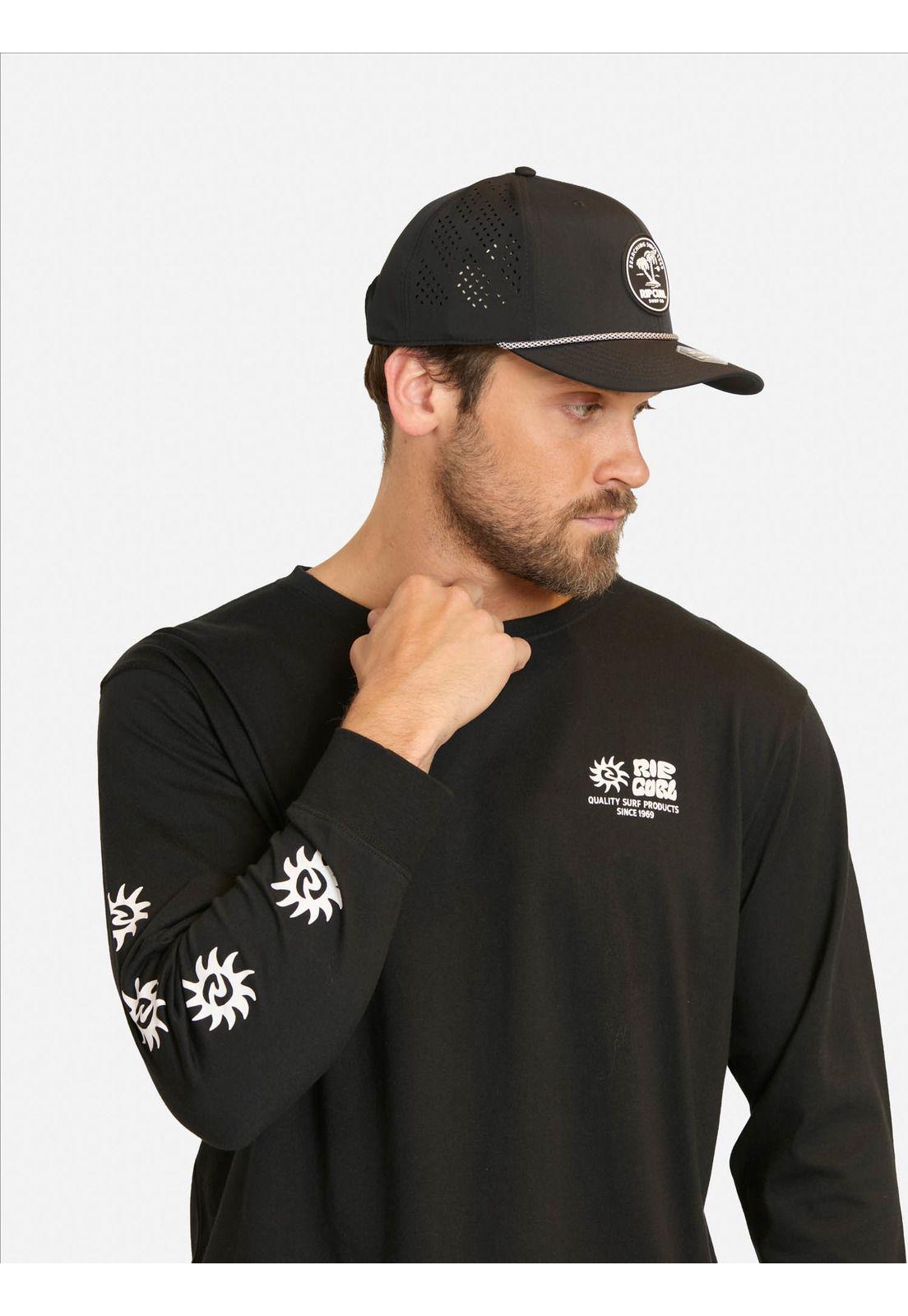Polera ML Mist Negro Hombre Rip Curl-2