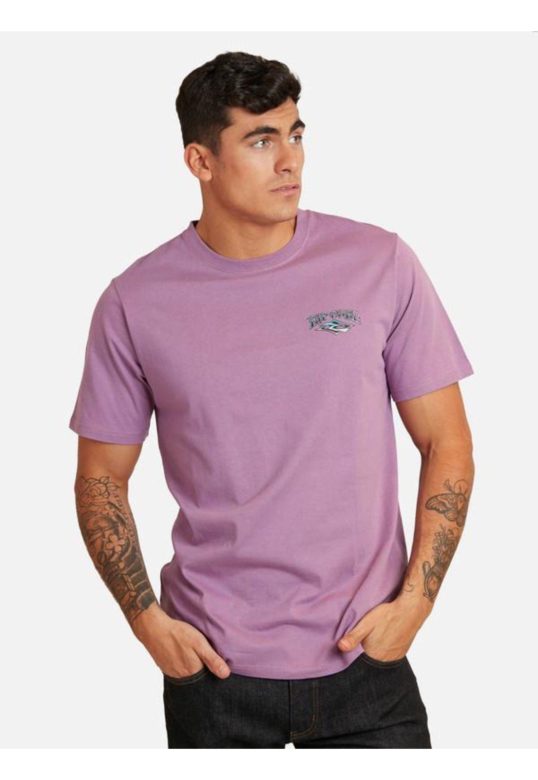 Polera M/C Premium Morado Hombre Ripcurl-0