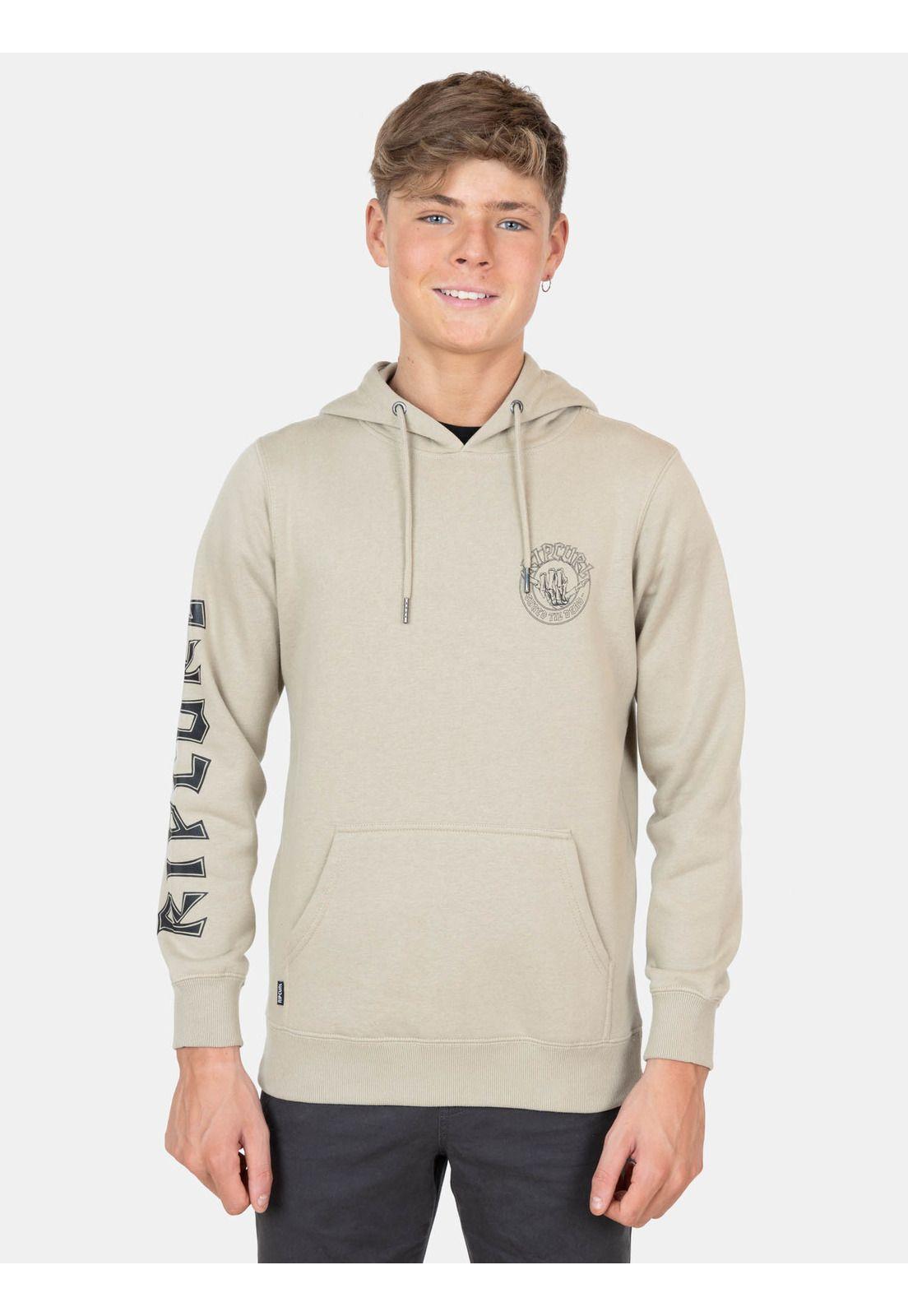 Poleron Canguro Chill Zone Verde Infantil Rip Curl-3