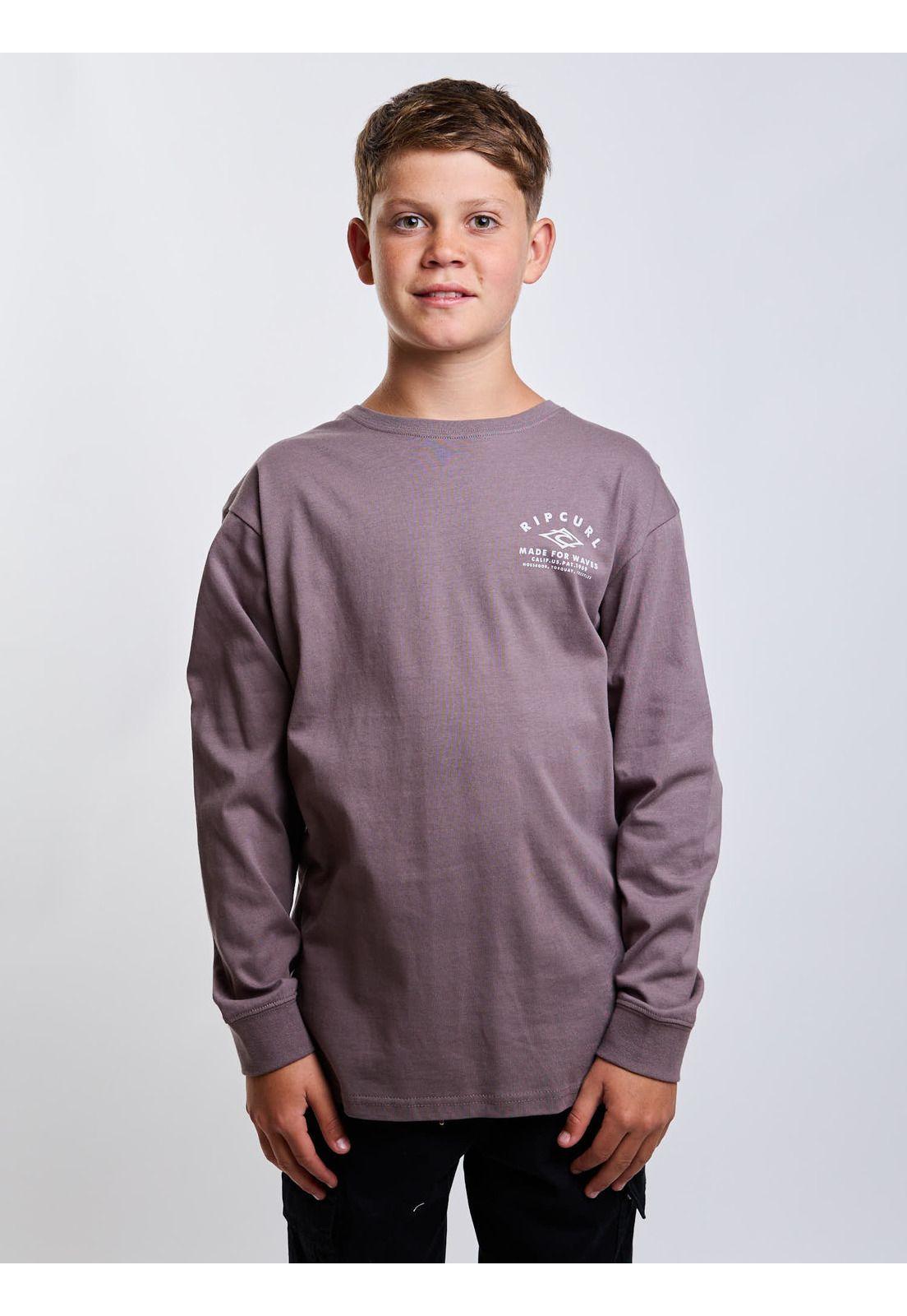 Polera ML Oceana Café Infantil Rip Curl-0