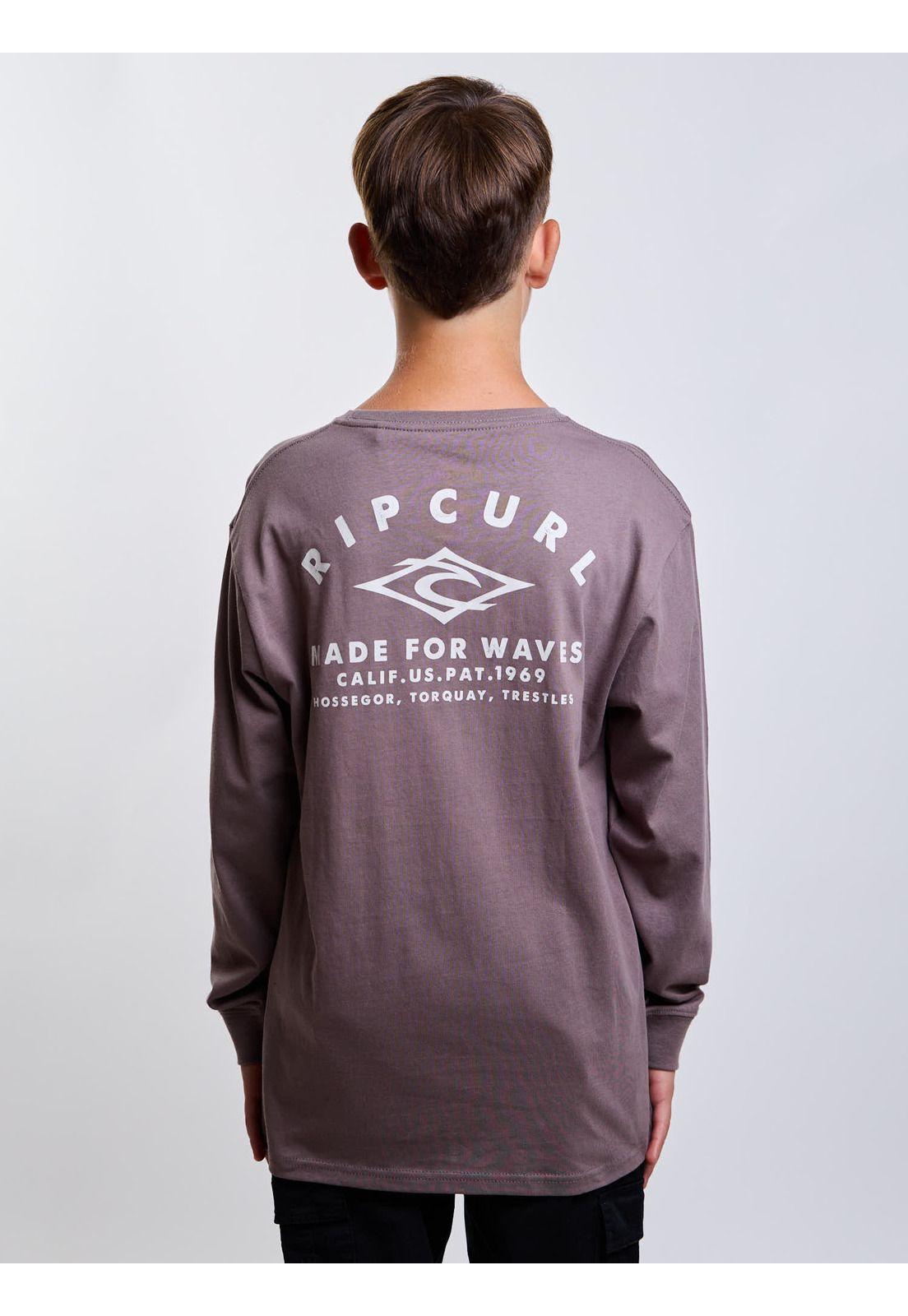 Polera ML Oceana Café Infantil Rip Curl-1