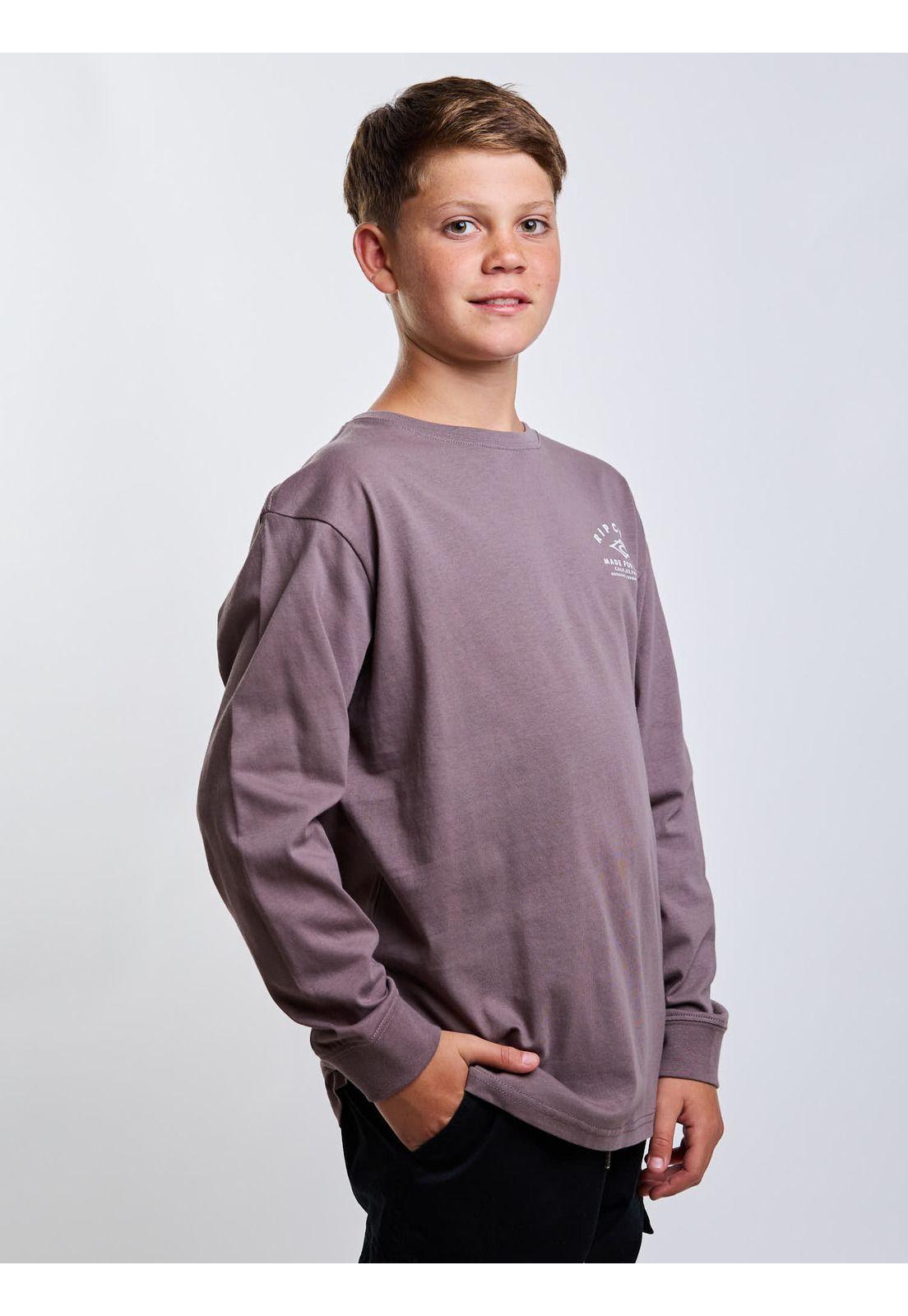 Polera ML Oceana Café Infantil Rip Curl-4