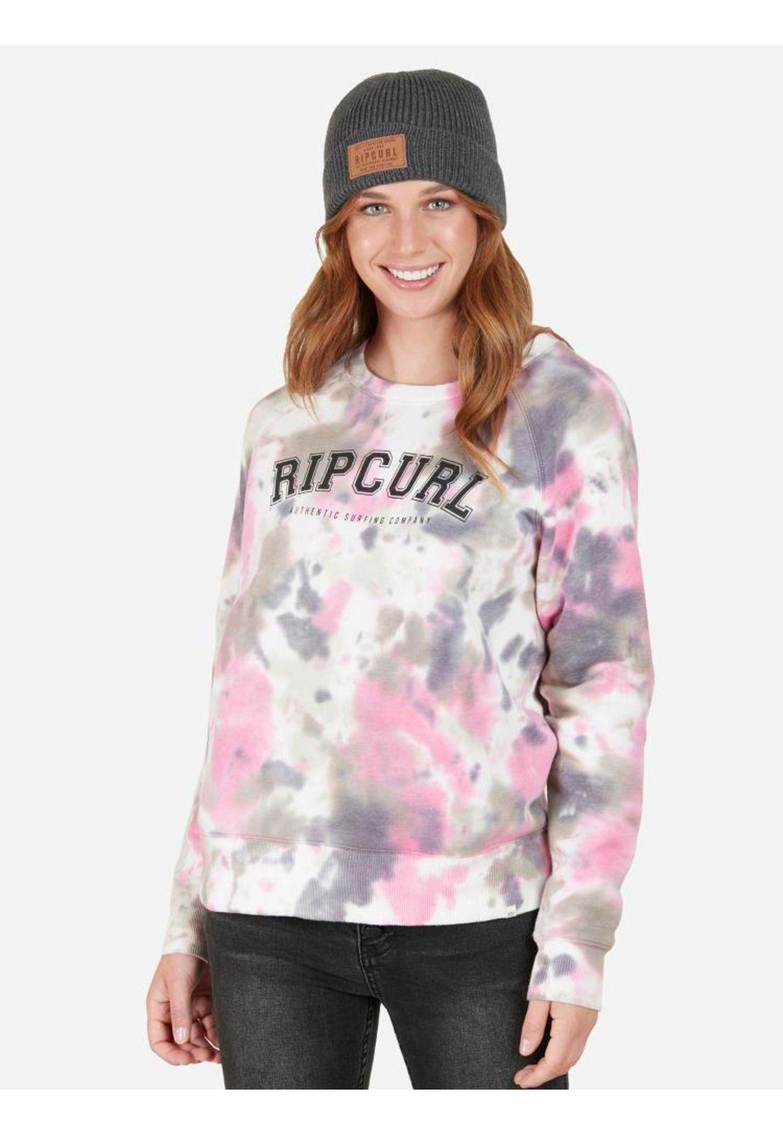 Poleron Galax Dye Crew Multicolor Mujer Rip Curl-0