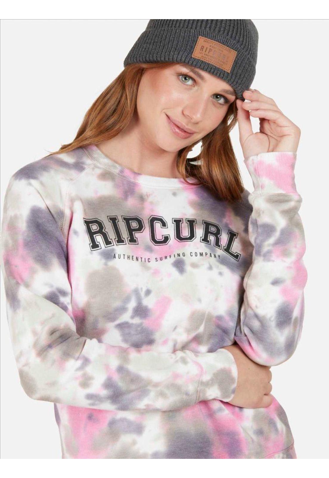 Poleron Galax Dye Crew Multicolor Mujer Rip Curl-4
