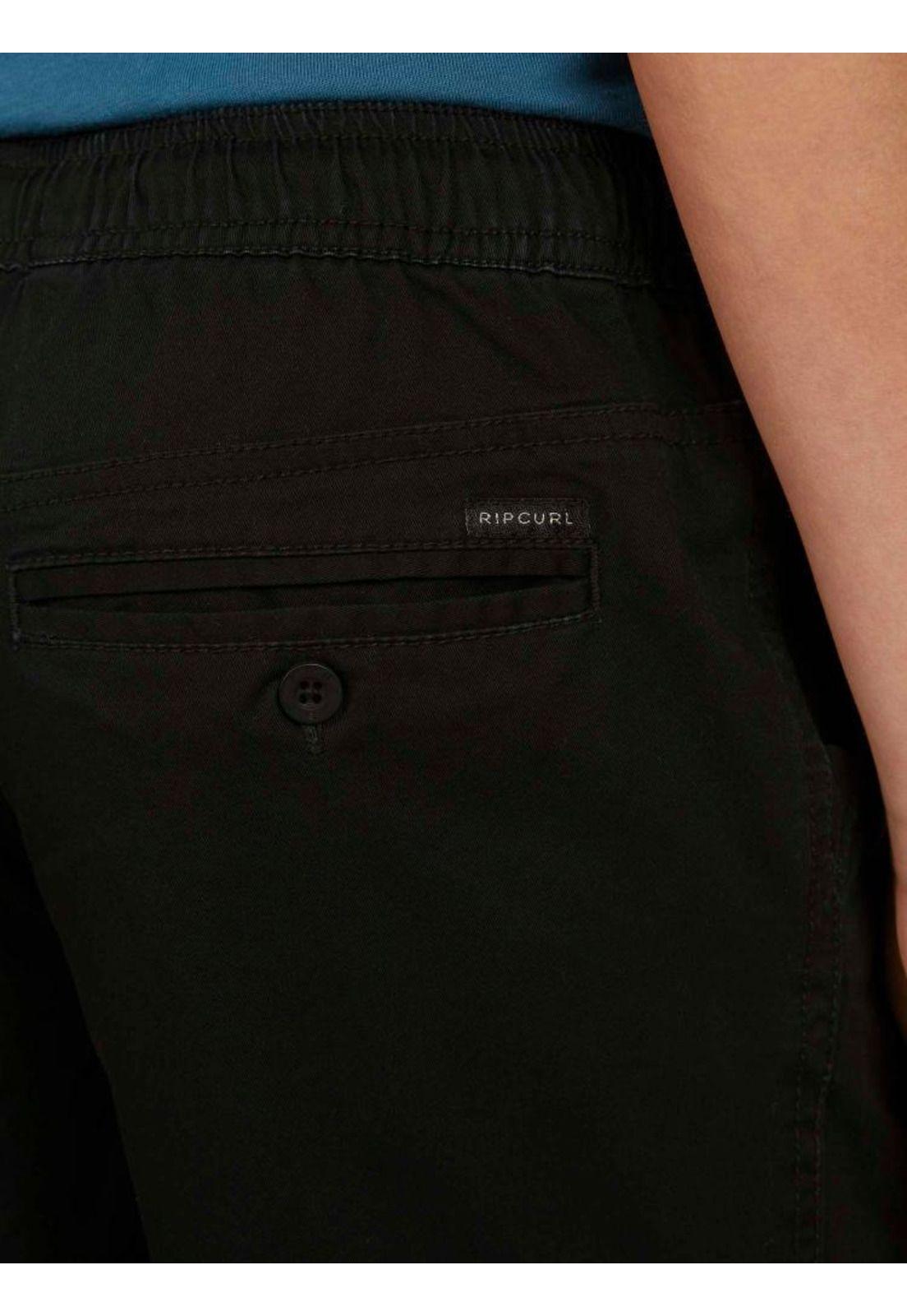 Short JOGGER Juvenil Negro Rip Curl-0