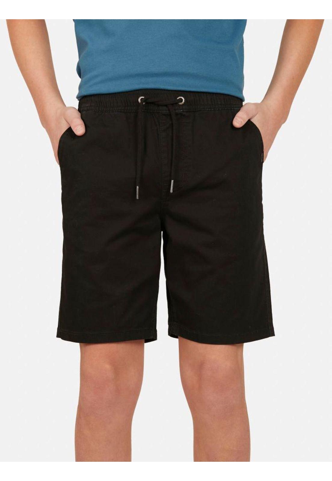 Short JOGGER Juvenil Negro Rip Curl-1