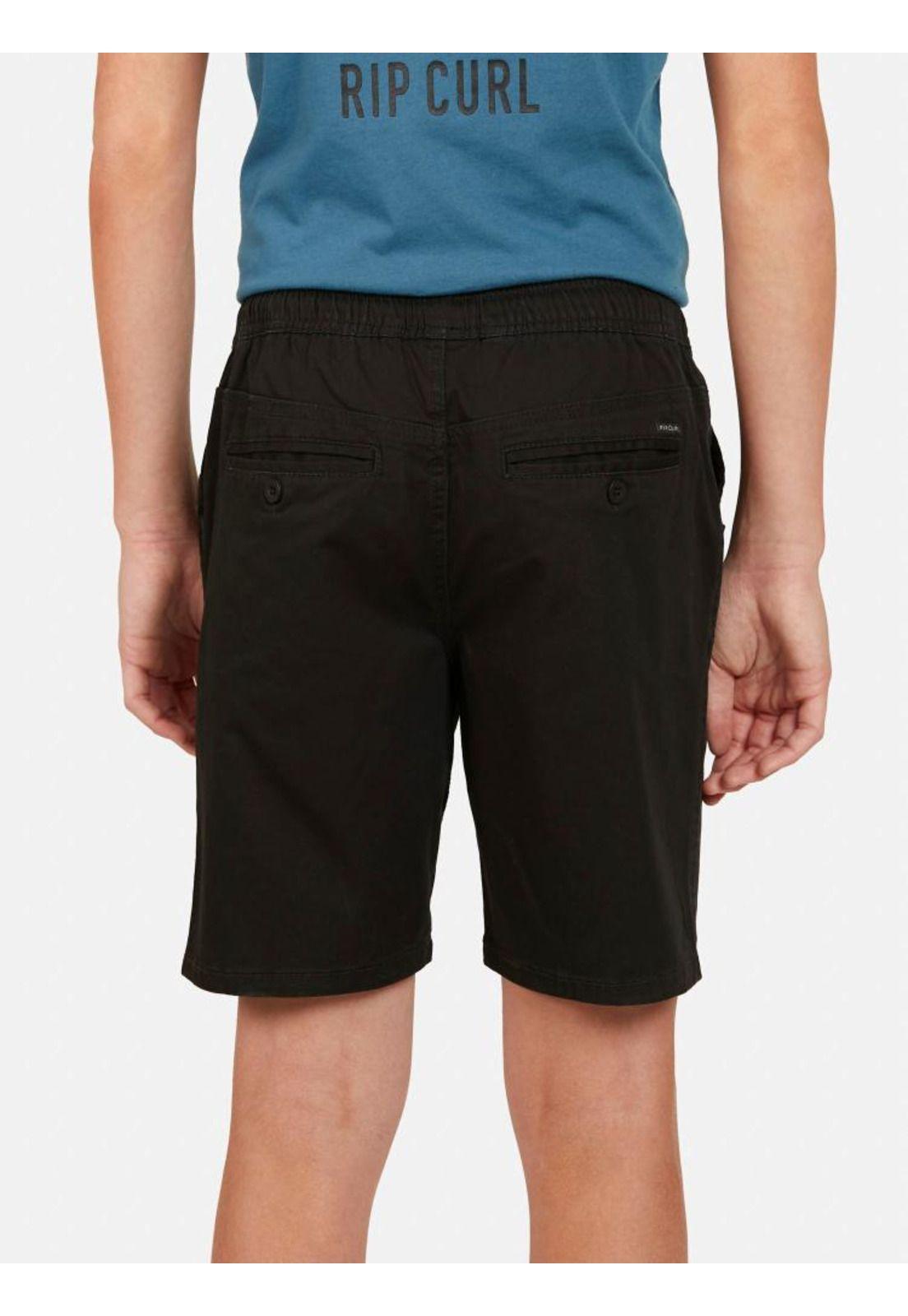 Short JOGGER Juvenil Negro Rip Curl-3