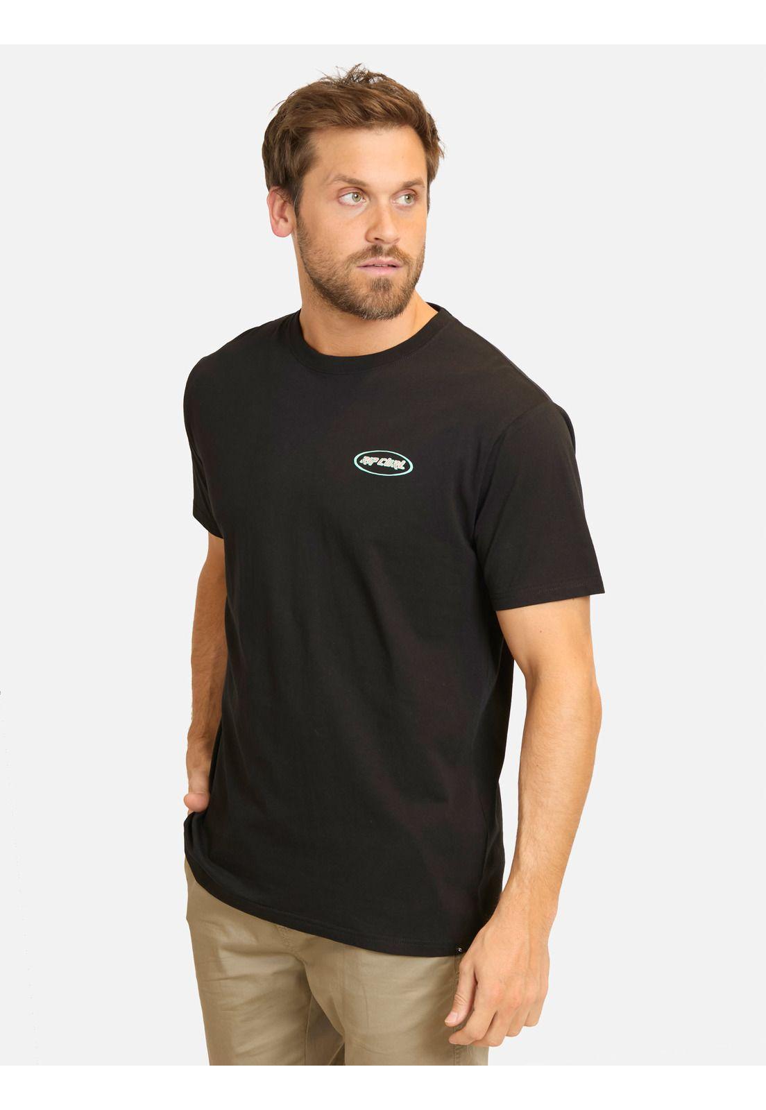 Polera MC Splash Negro Hombre Rip Curl-0