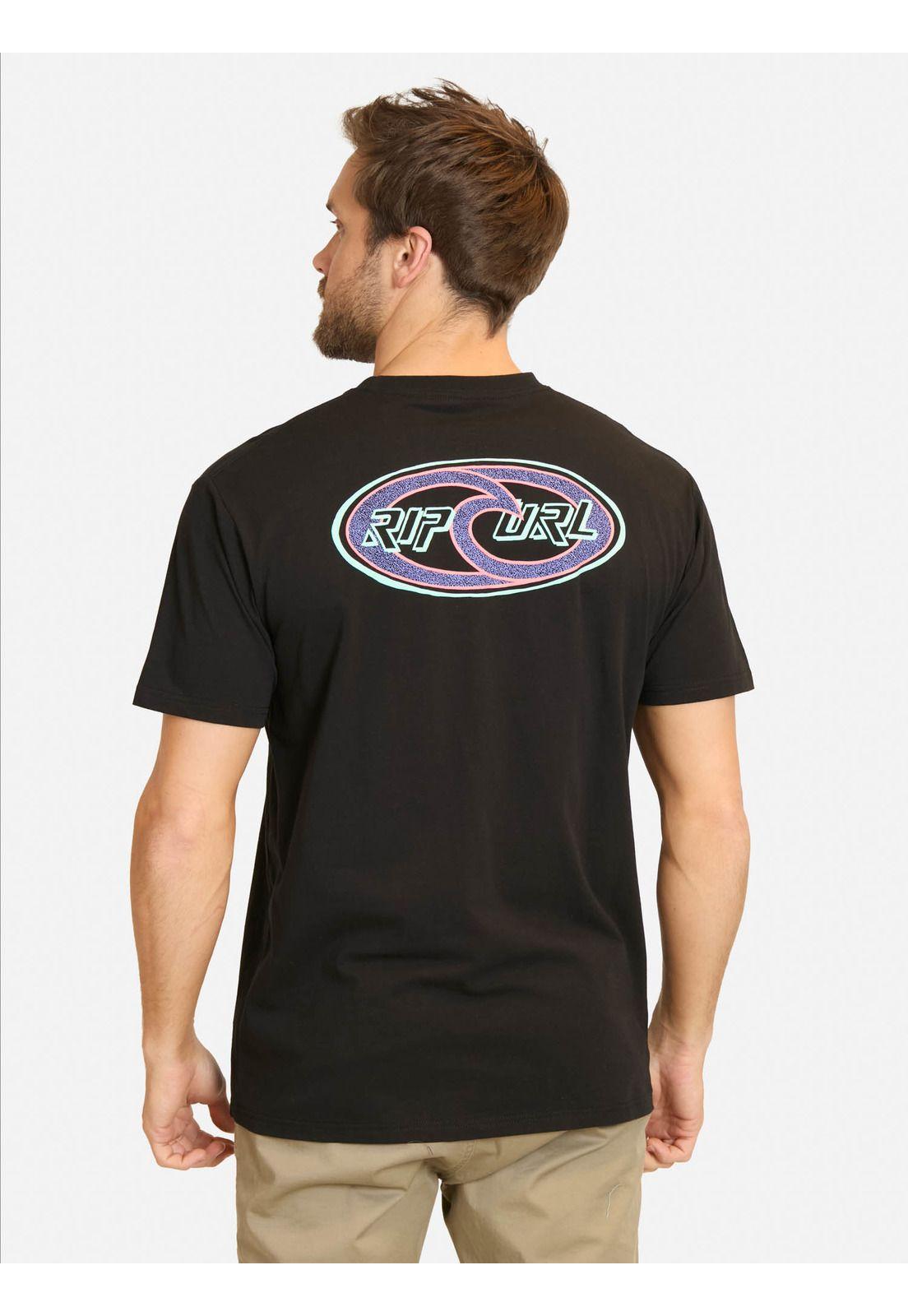 Polera MC Splash Negro Hombre Rip Curl-1