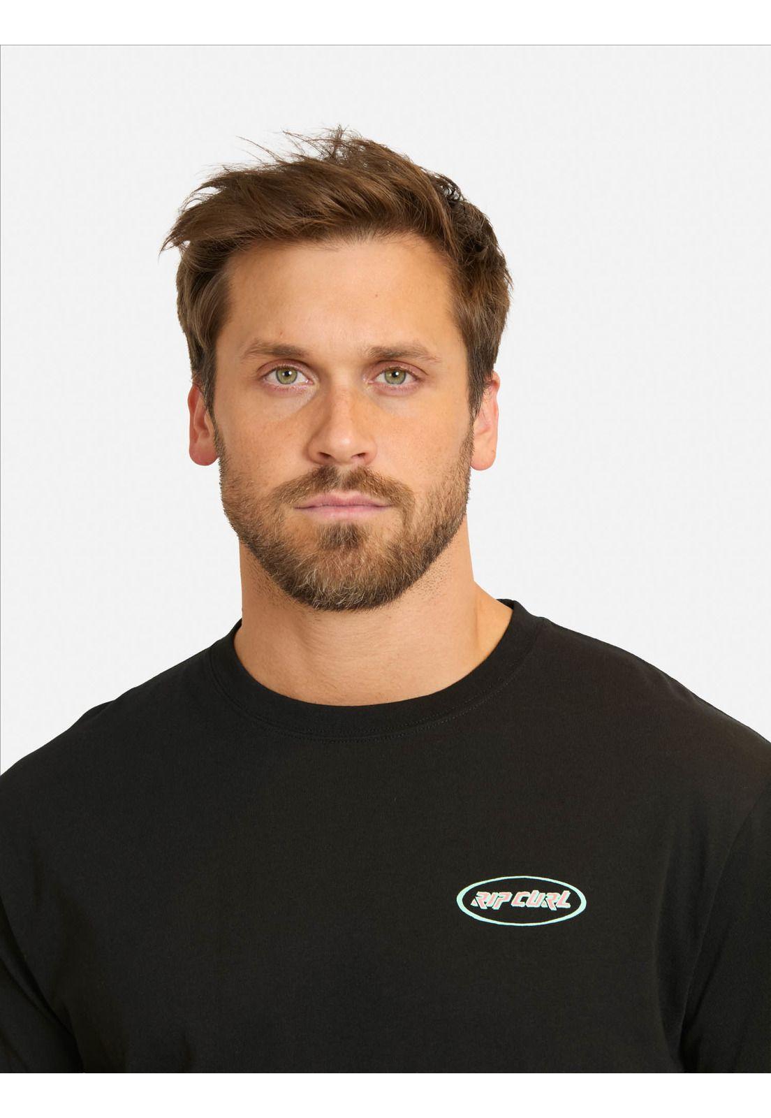 Polera MC Splash Negro Hombre Rip Curl-2