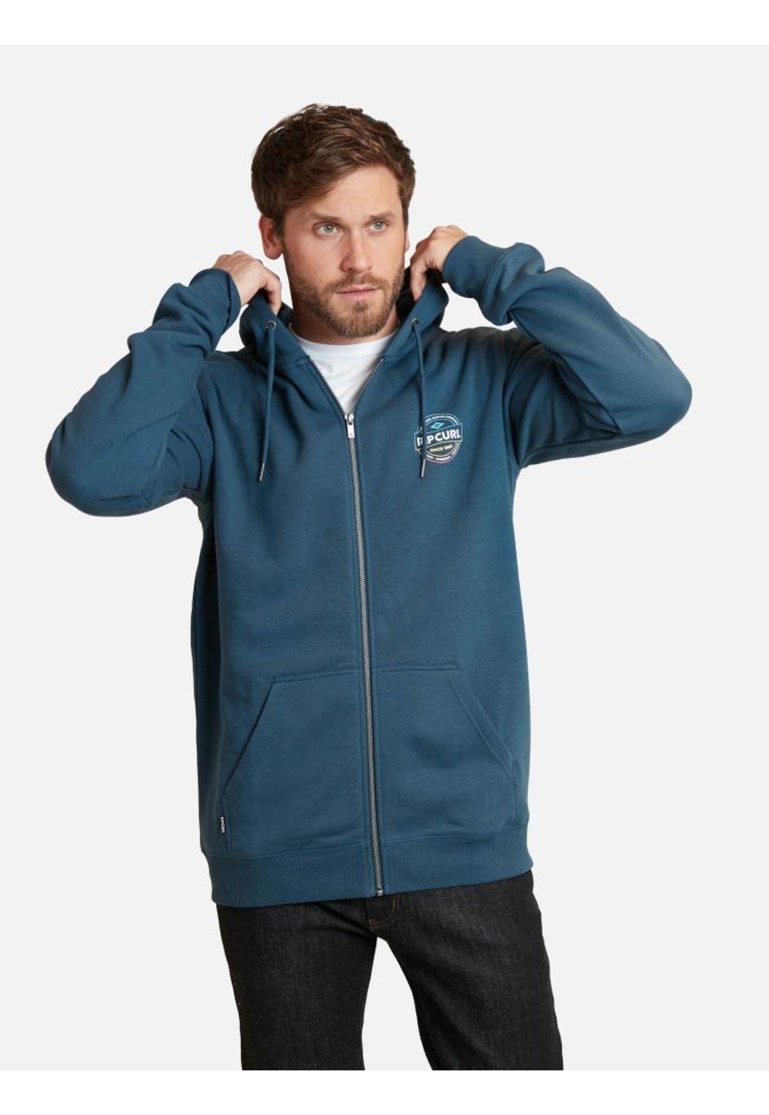 Poleron The Original The Zip Azul Marino Hombre Rip Curl-0