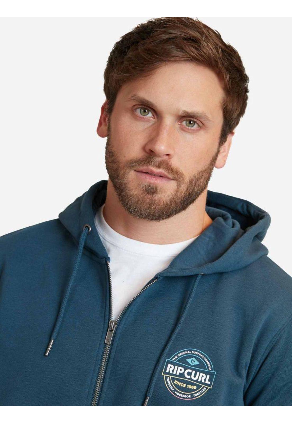 Poleron The Original The Zip Azul Marino Hombre Rip Curl-2