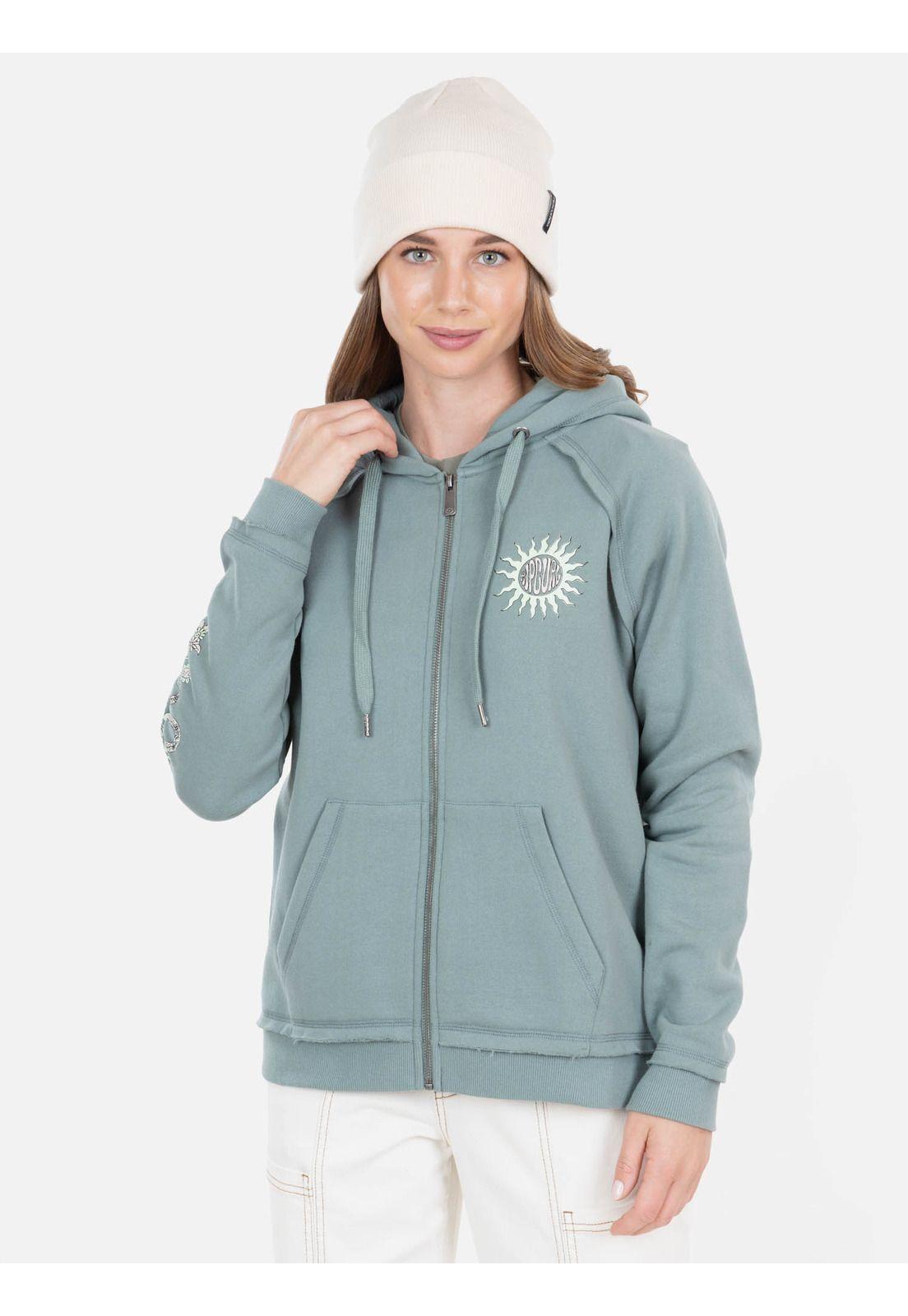 Poleron FZ Suny Day Full Zip Olivo Mujer Rip Curl-0
