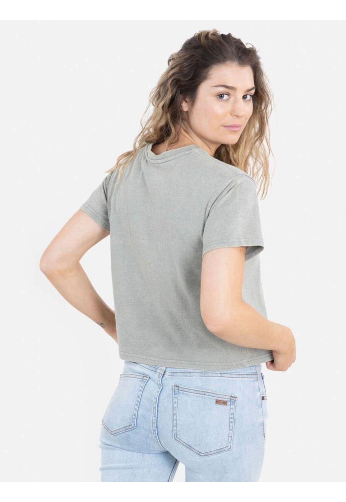 Polera ROCKSTAR MC Mujer Verde Rip Curl-1