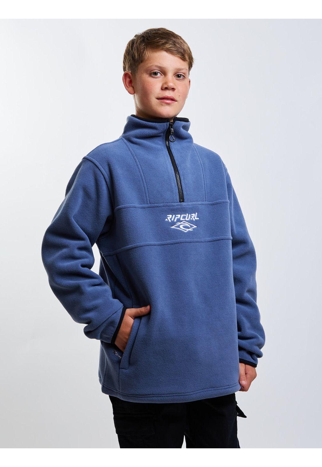 Poleron Polar Path Azul Infantil Rip Curl-4