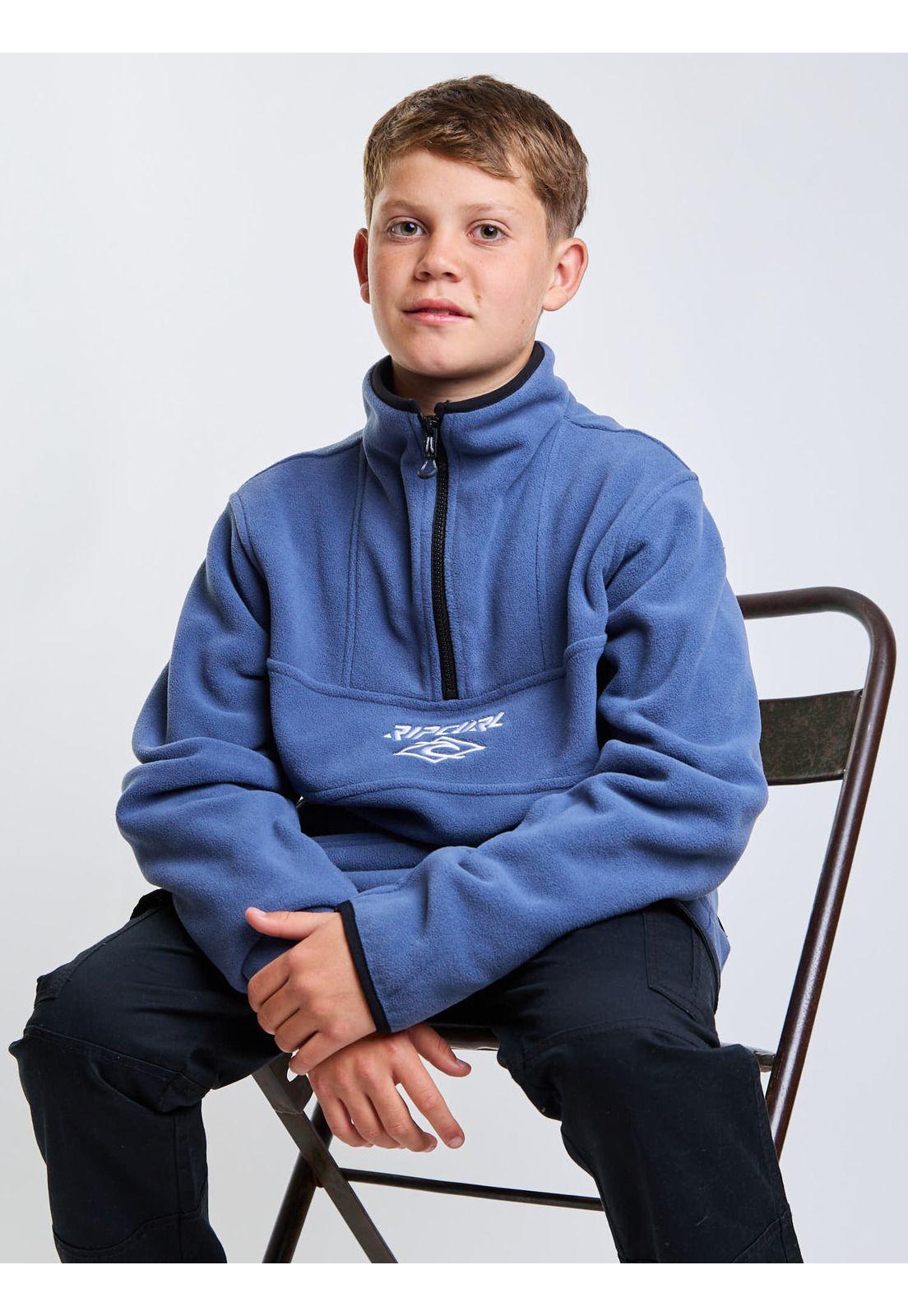 Poleron Polar Path Azul Infantil Rip Curl-5