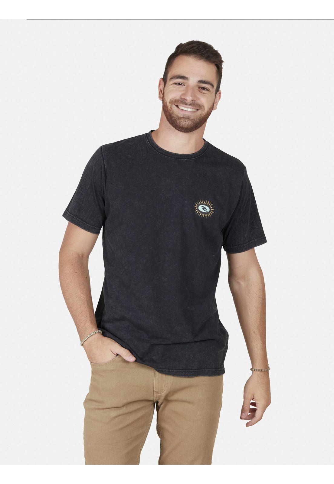 Polera Hombre 6P437 Negro Rip Curl-0