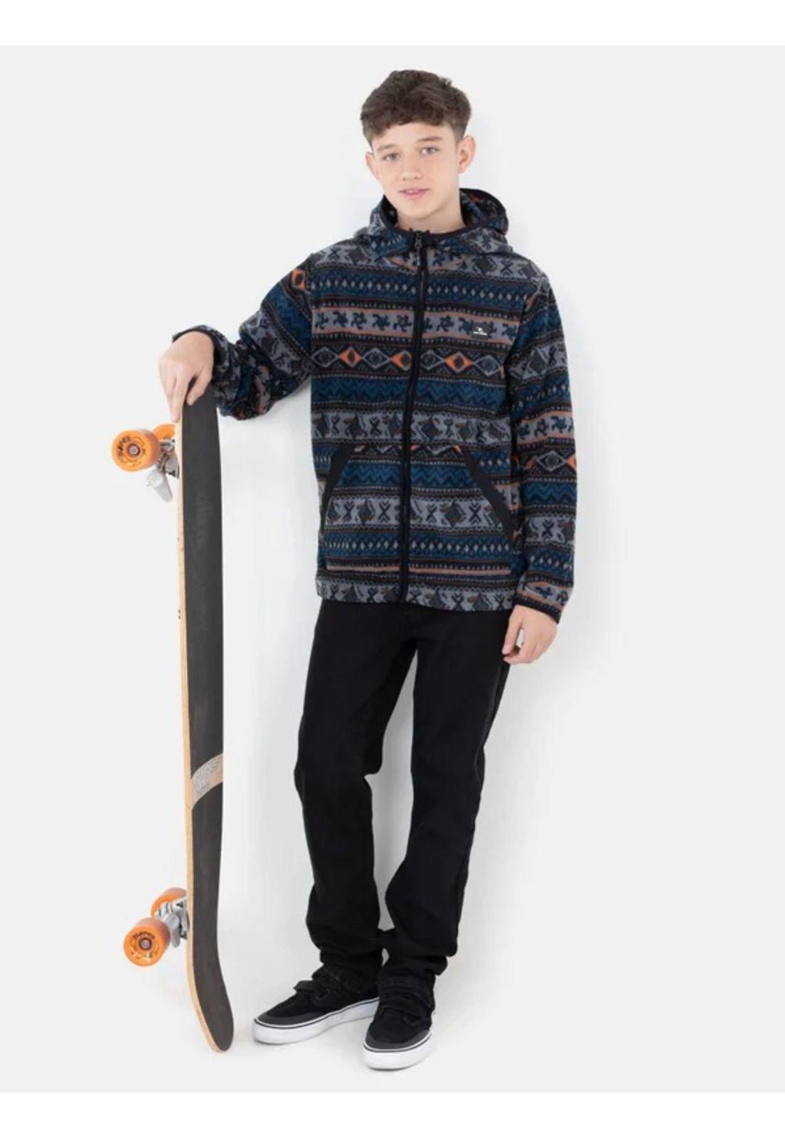 Poleron Micropolar Explorer Multicolor Infantil Rip Curl-2