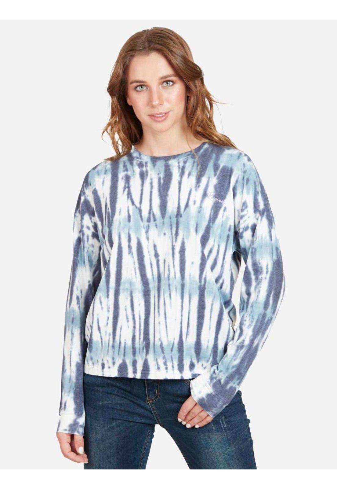 Polera OCEAN TIE DYE ML Mujer Multicolor Rip Curl-0