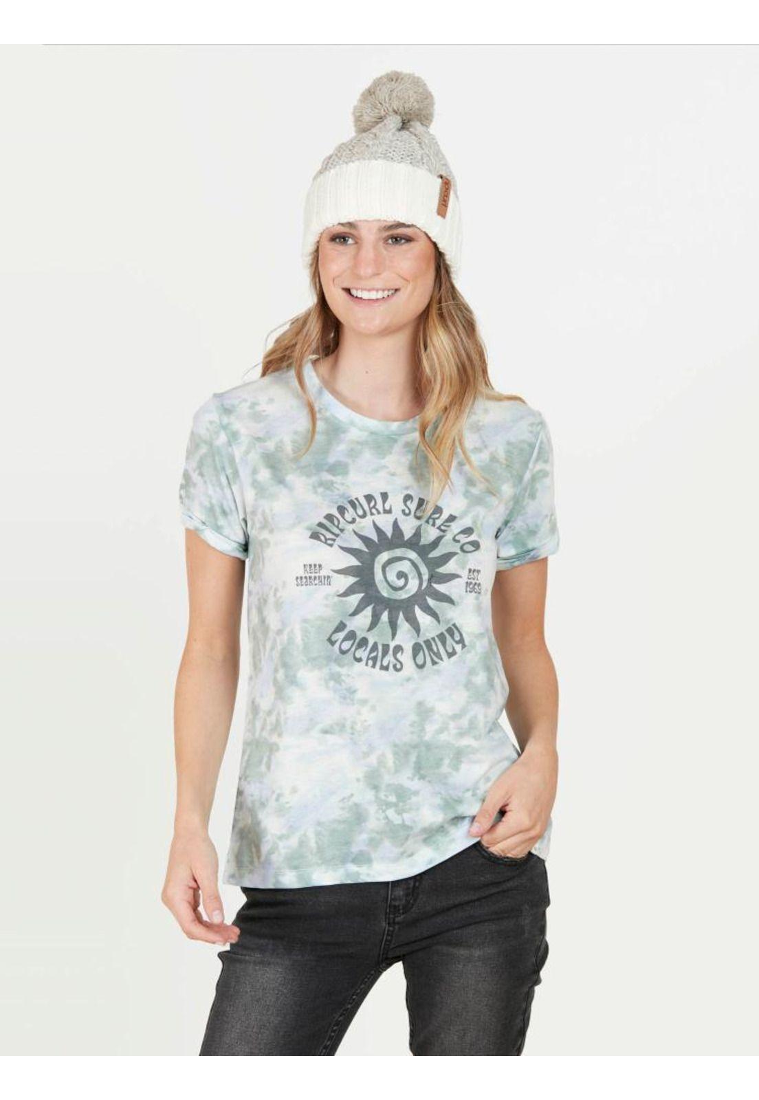 Polera Mujer Keep Searching SS Multicolor Rip Curl-0
