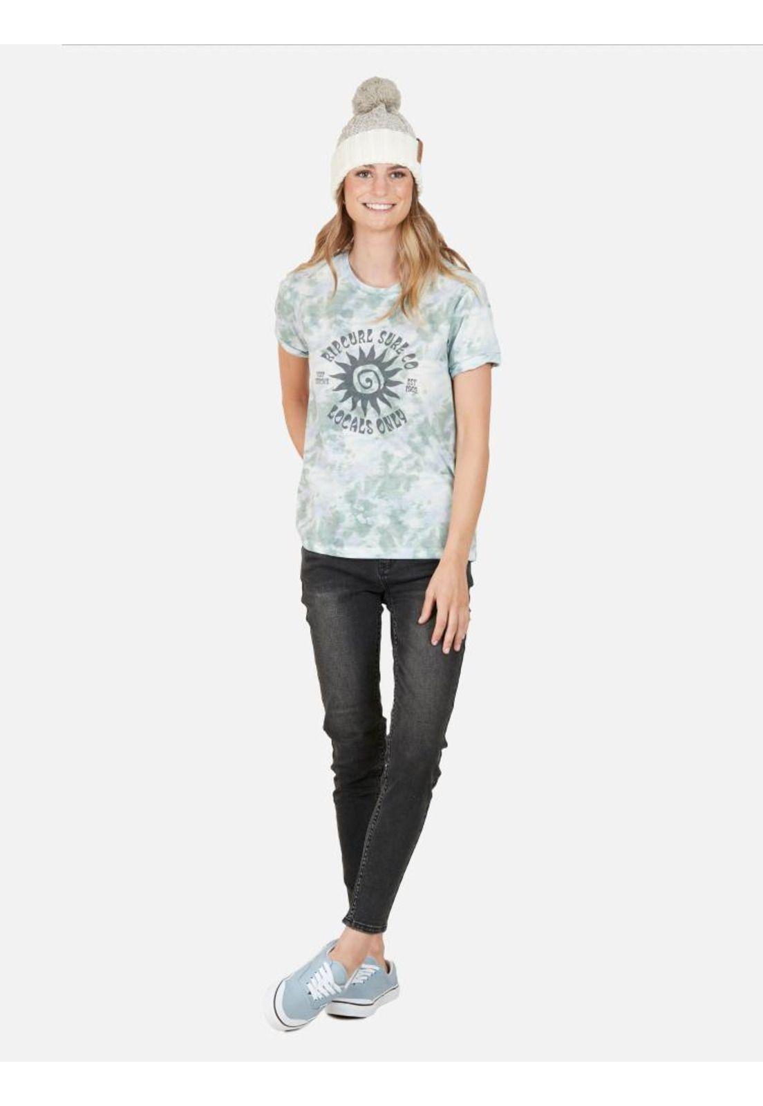 Polera Mujer Keep Searching SS Multicolor Rip Curl-3