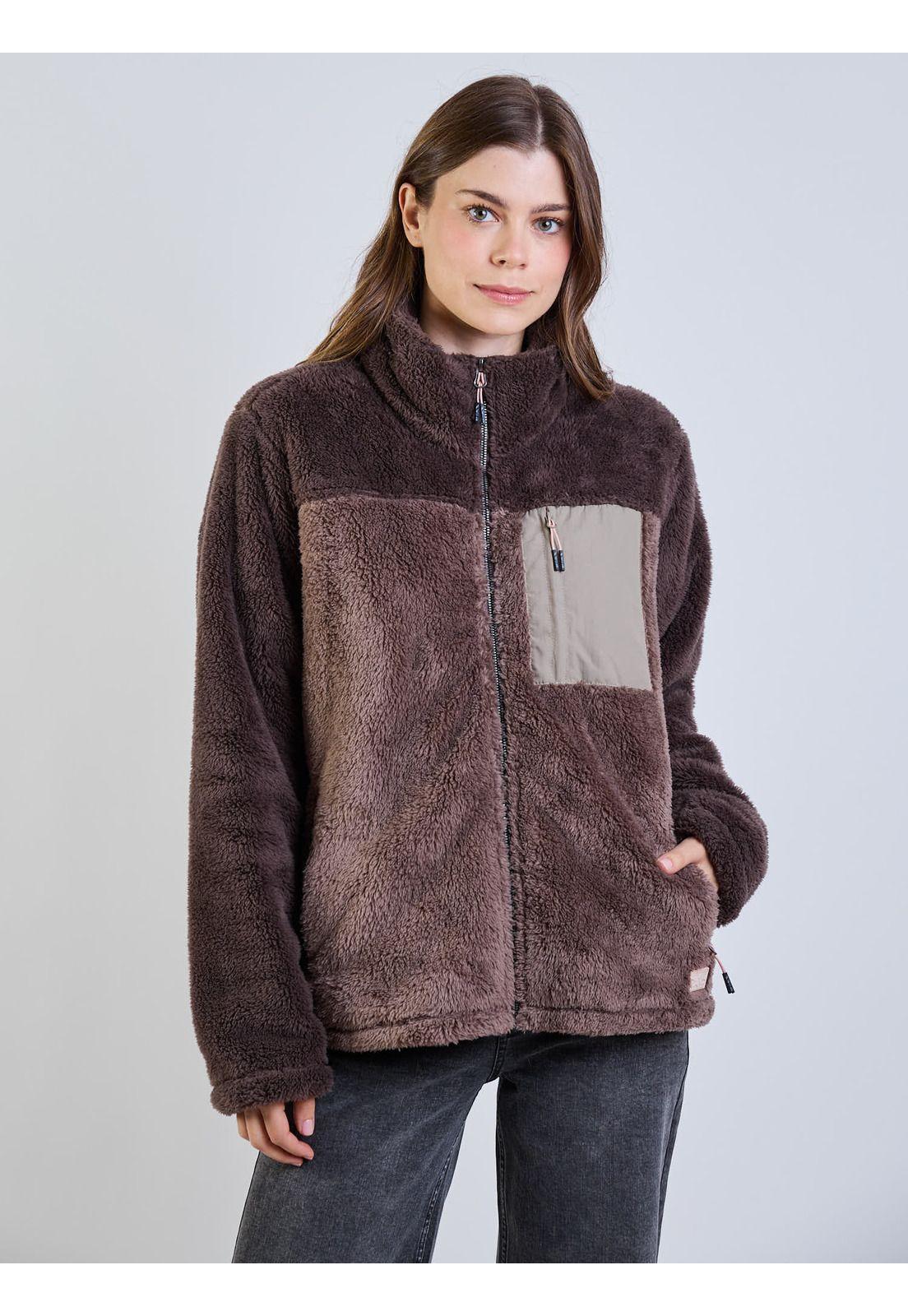 Poleron Chiporro True Café Mujer Rip Curl-0