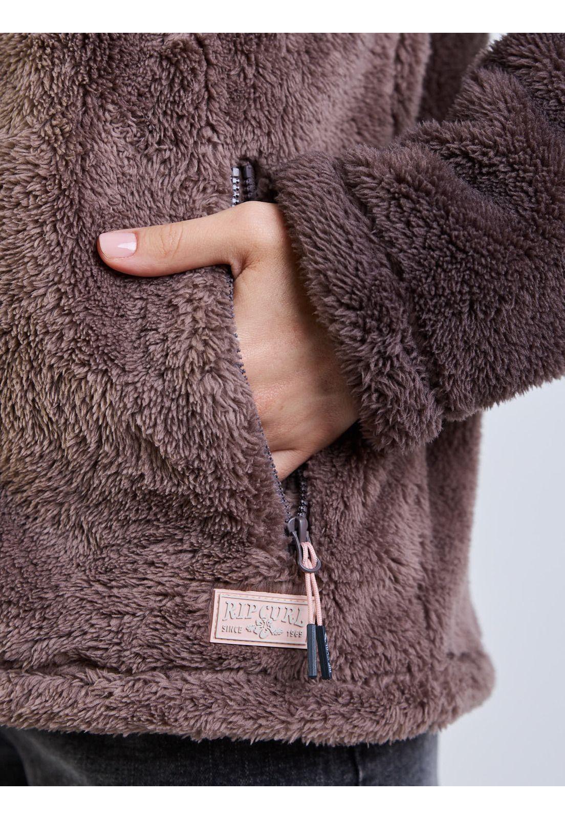 Poleron Chiporro True Café Mujer Rip Curl-5