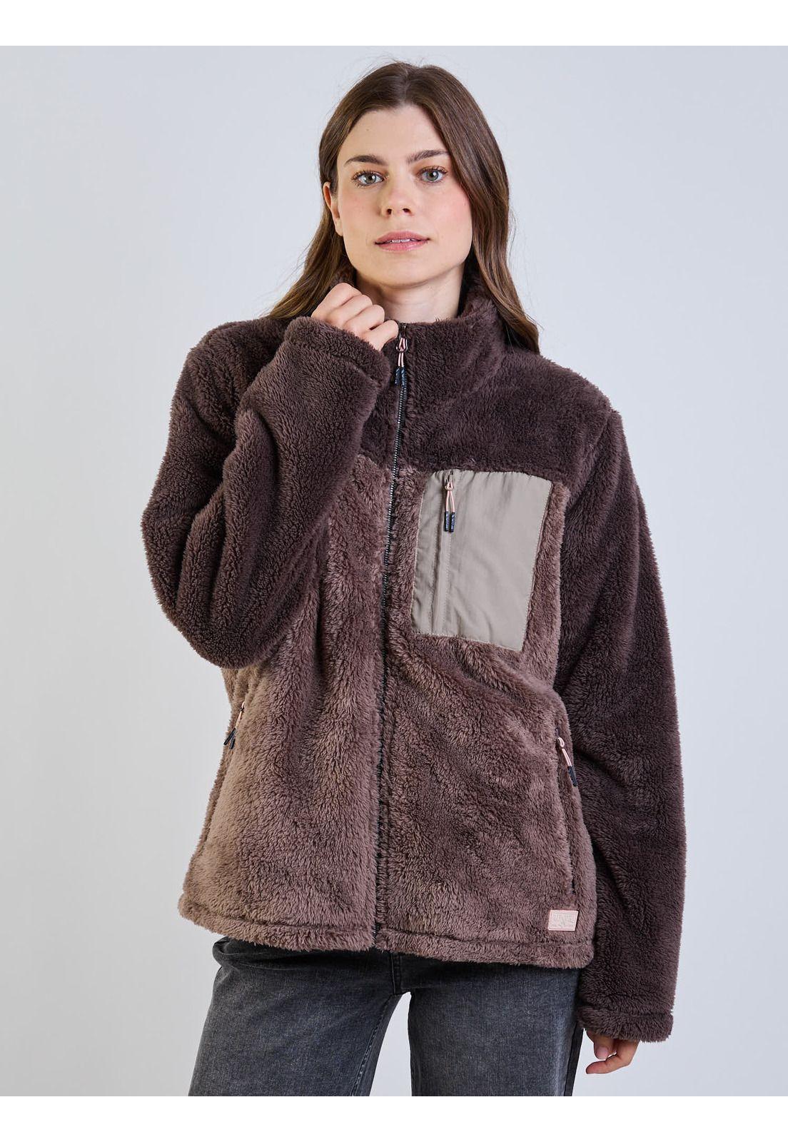 Poleron Chiporro True Café Mujer Rip Curl-6