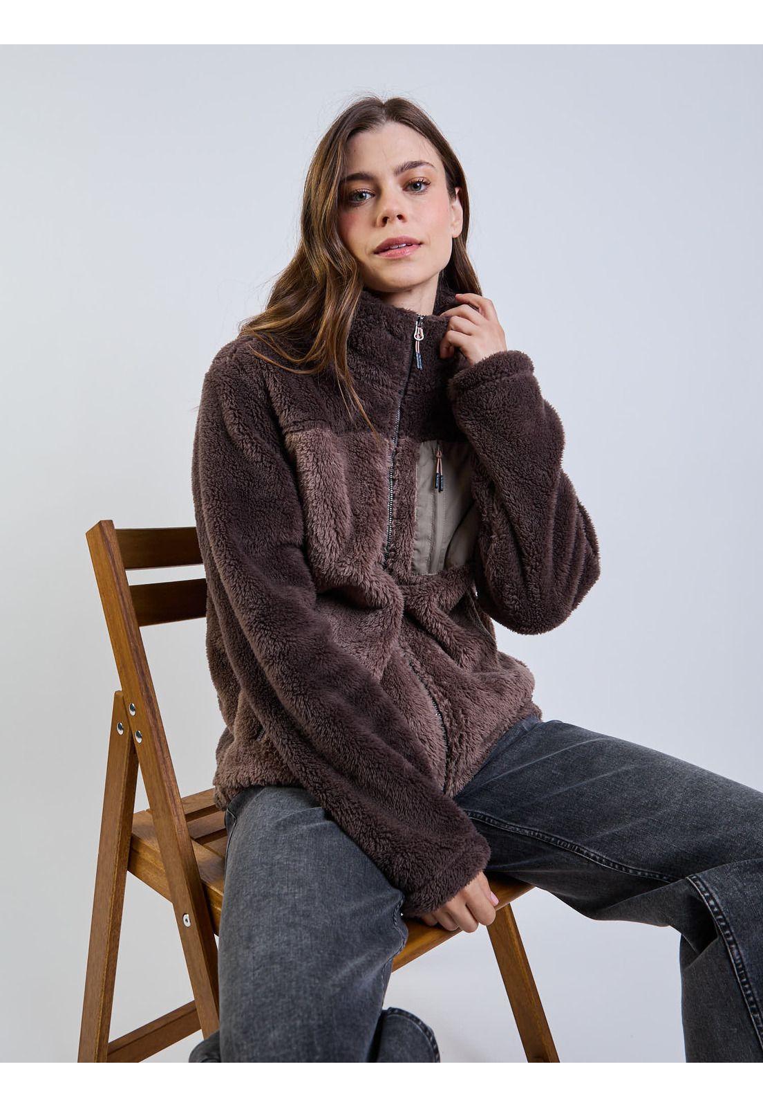 Poleron Chiporro True Café Mujer Rip Curl-7