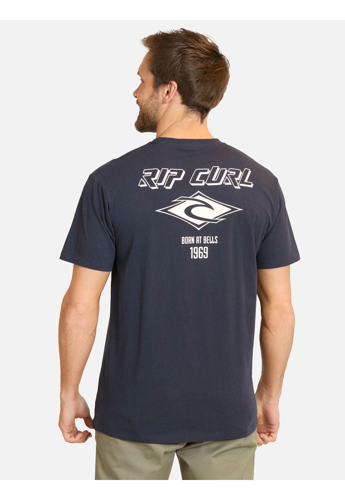 Polera MC Fadeout Essential Azul Hombre Rip Curl-1