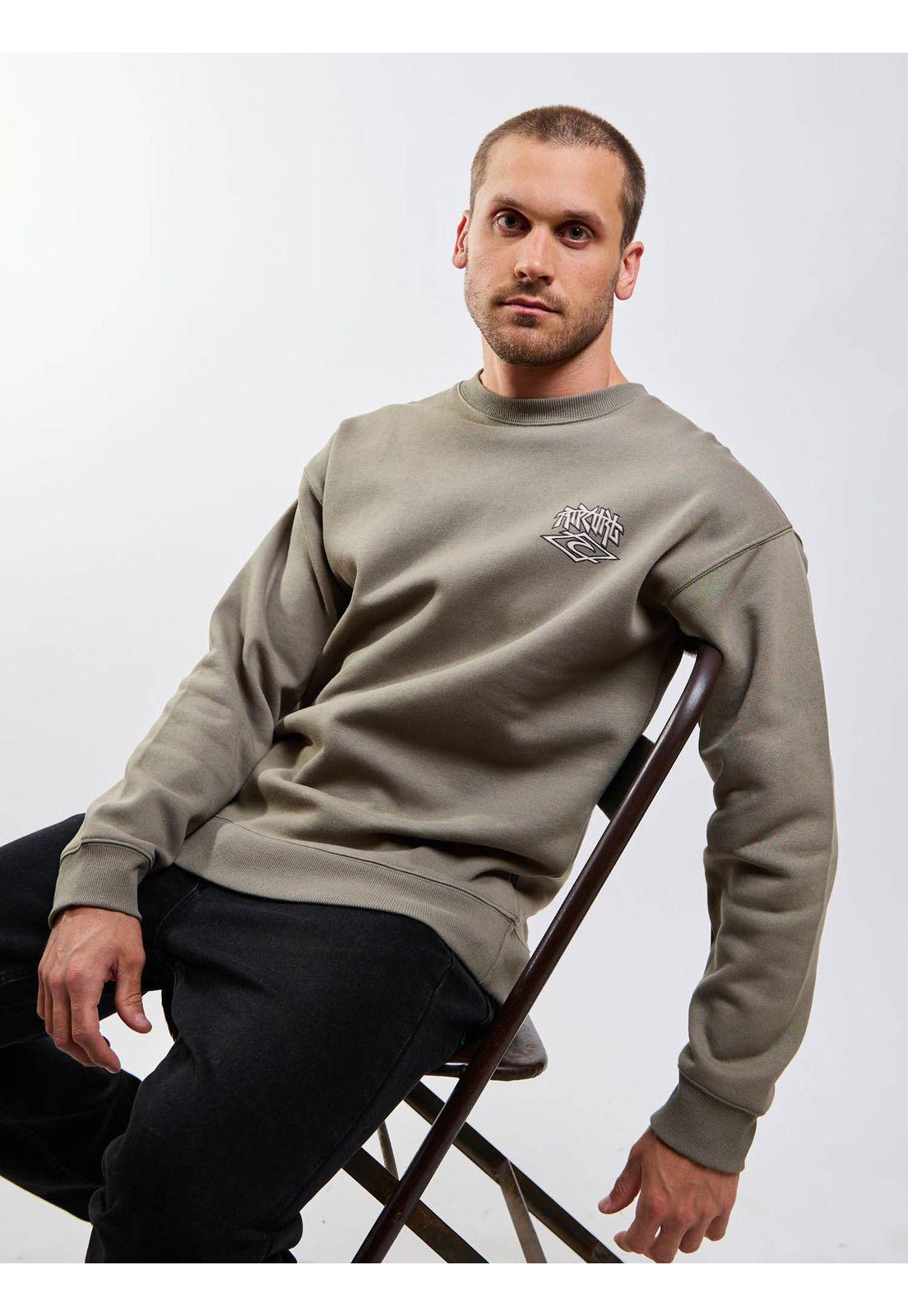 Poleron CR Neptuno Verde Hombre Rip Curl-5