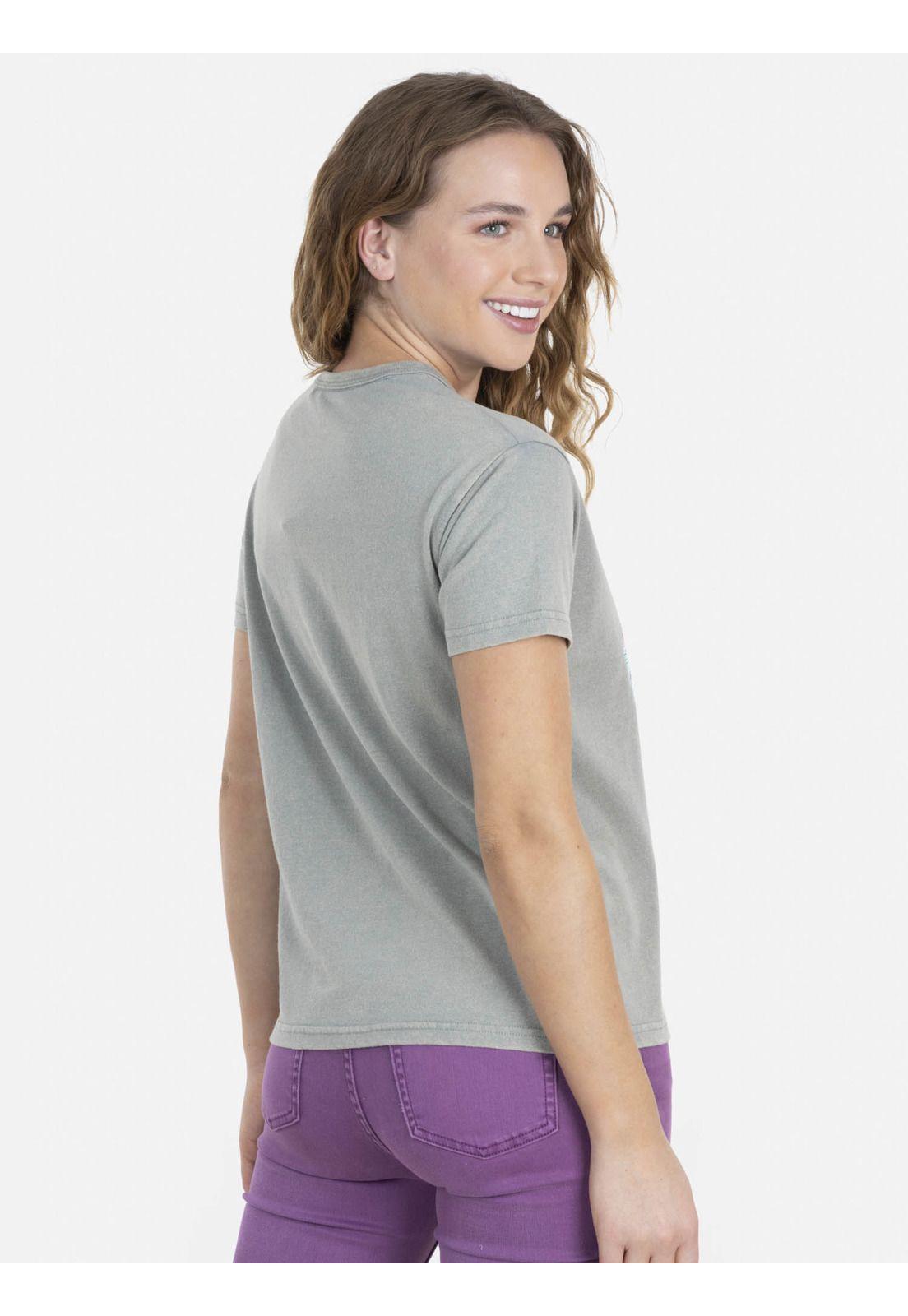 Polera OHANA MC Mujer Verde Rip Curl-1
