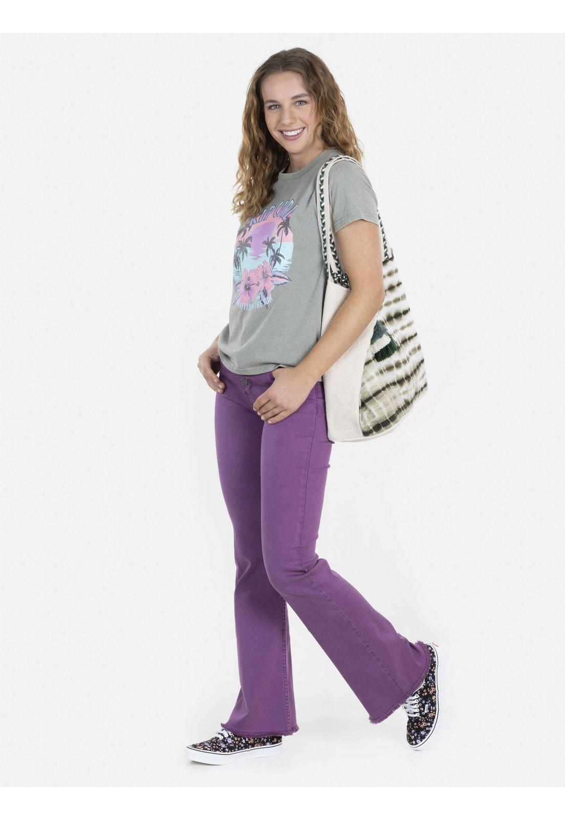 Polera OHANA MC Mujer Verde Rip Curl-4