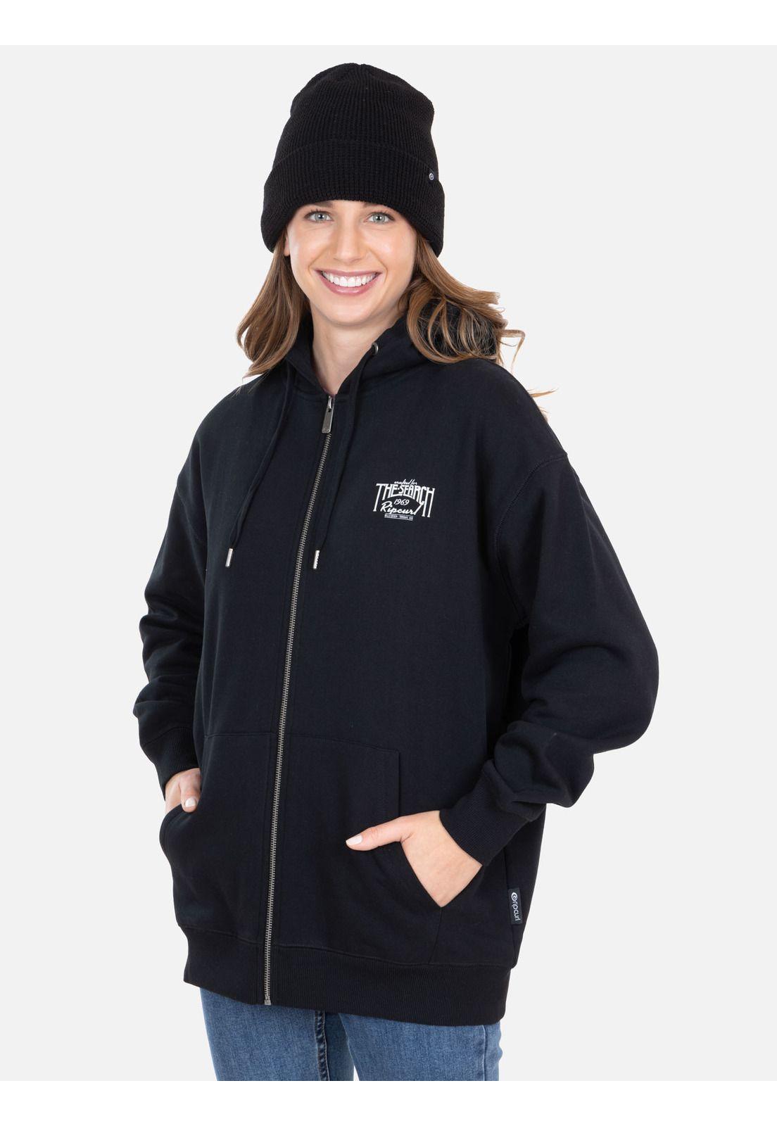 Poleron FZ Surferx Negro Mujer Rip Curl-0