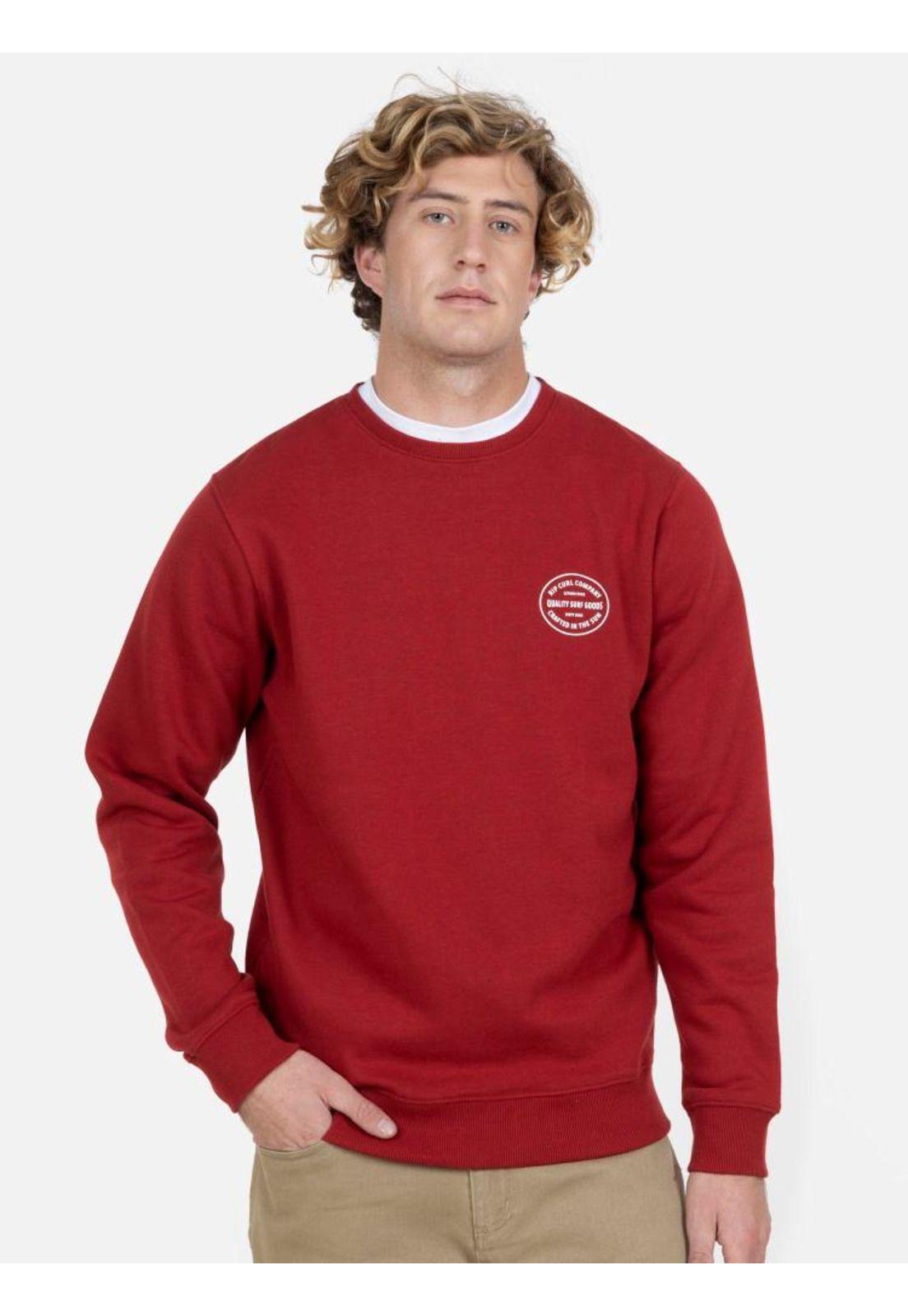 Poleron CR Hombre 6O228-MV22 Rojo Rip Curl-0