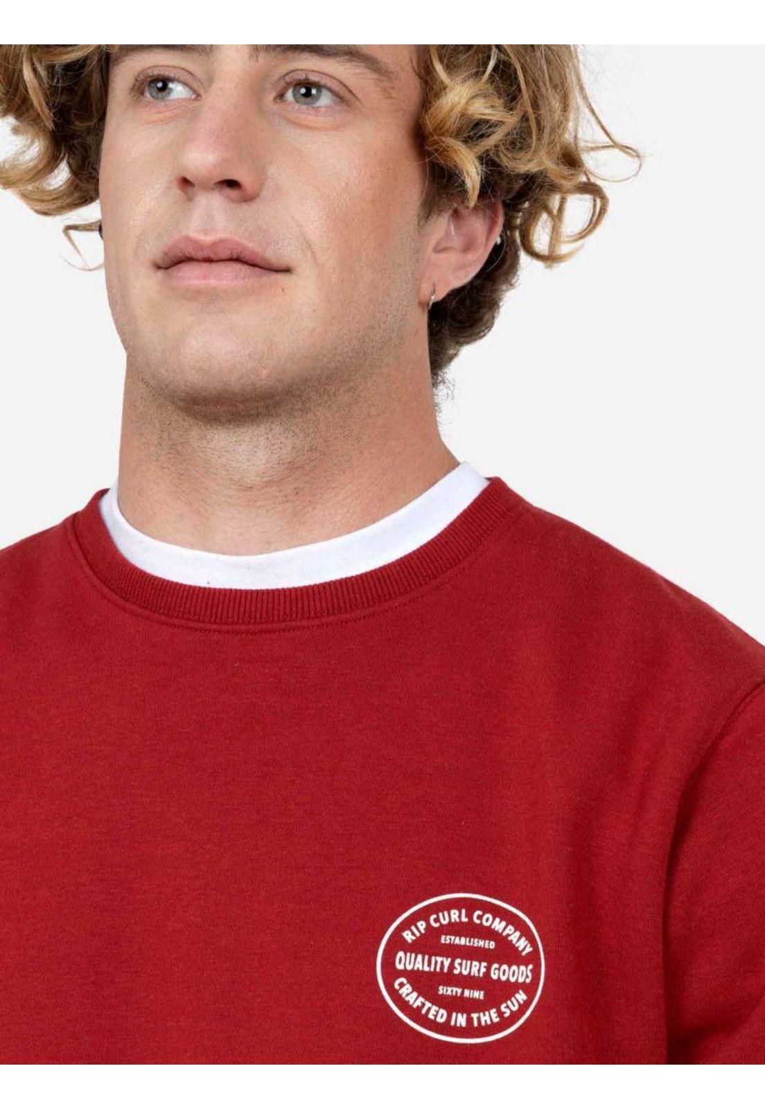 Poleron CR Hombre 6O228-MV22 Rojo Rip Curl-2