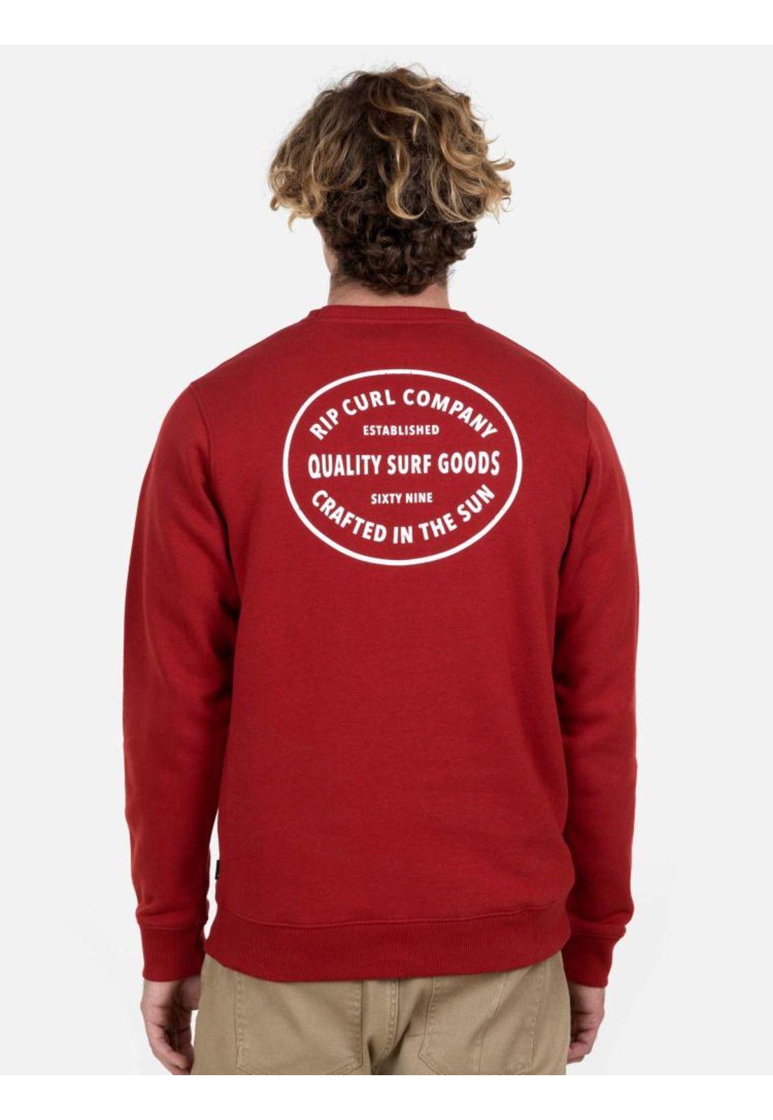 Poleron CR Hombre 6O228-MV22 Rojo Rip Curl-3