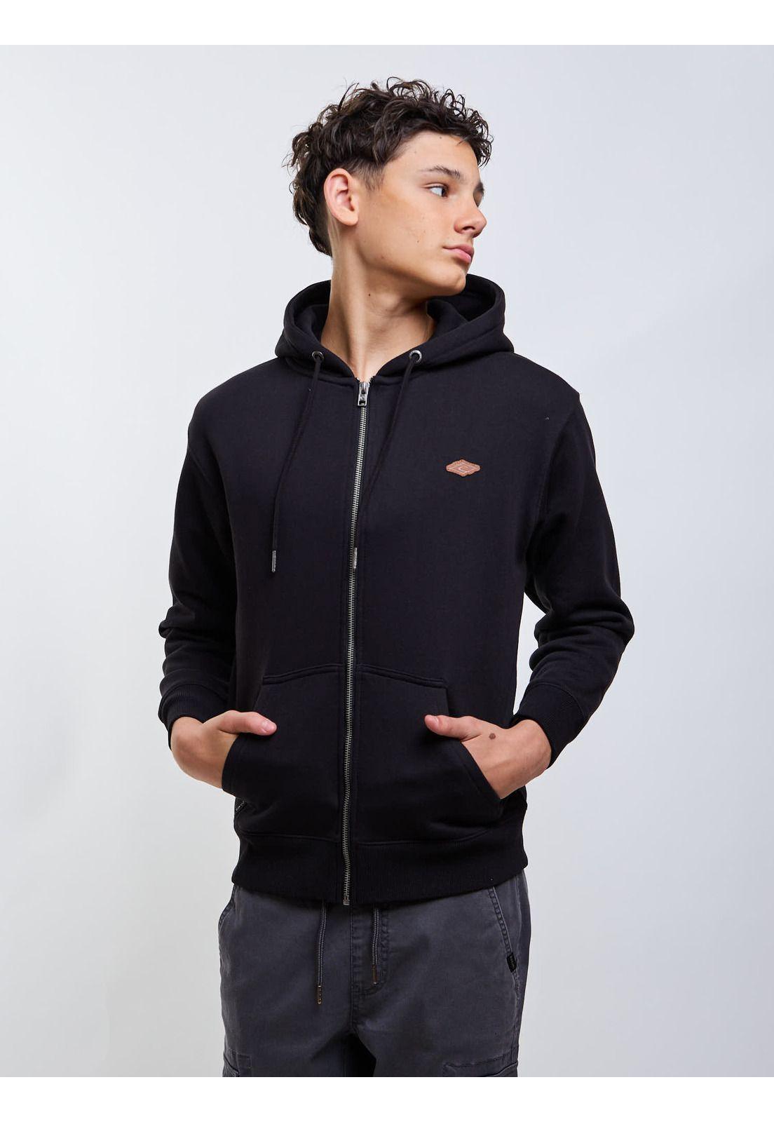 Poleron FZ Lineup Negro Infantil Rip Curl-5