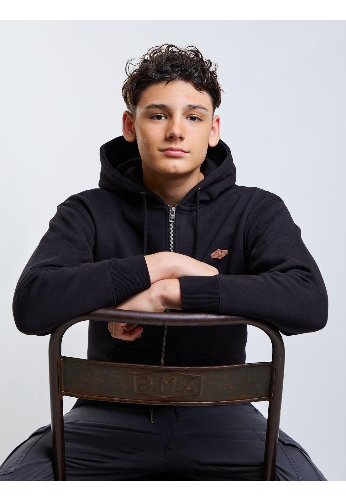 Poleron FZ Lineup Negro Infantil Rip Curl-6